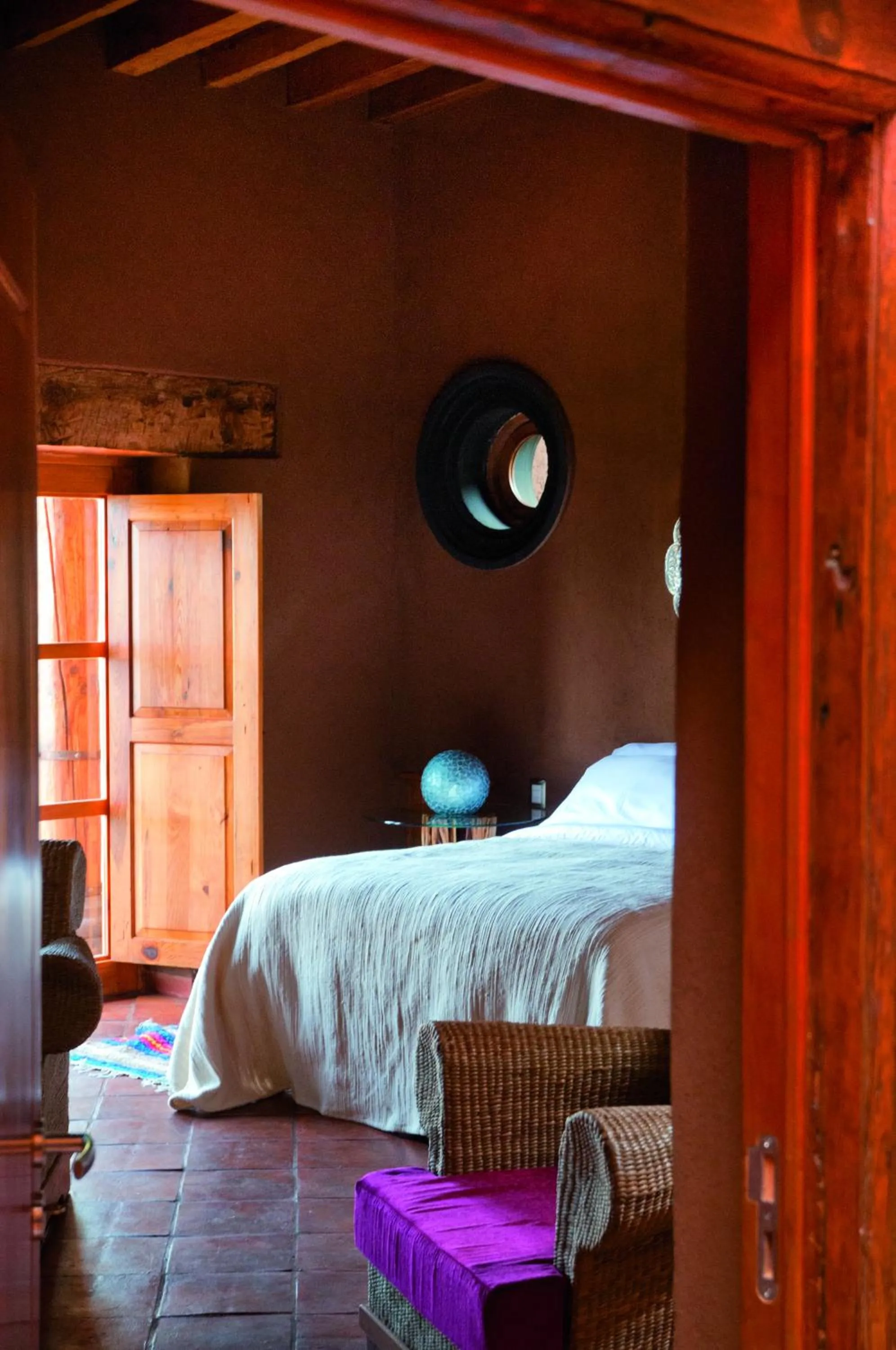 Photo of the whole room, Bed in Hacienda Ucazanaztacua