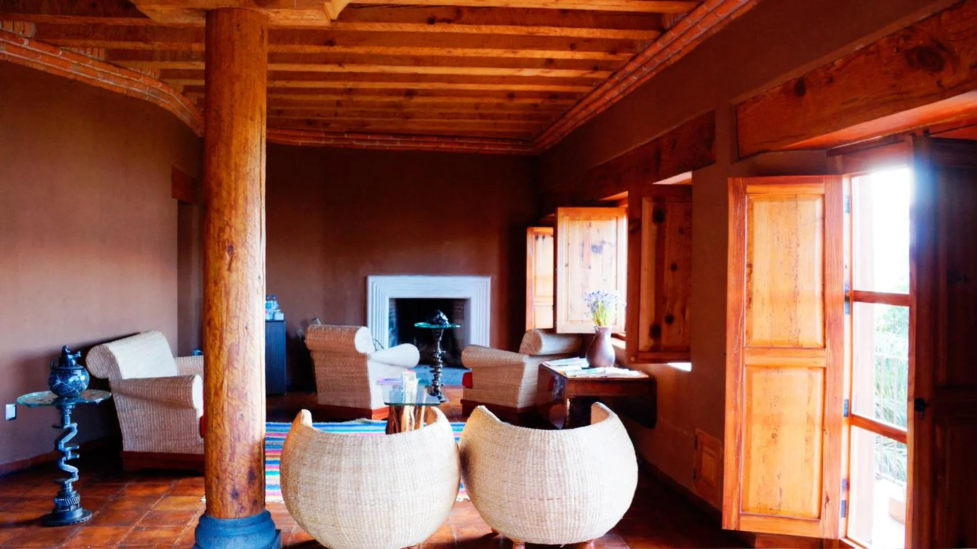 Communal lounge/ TV room in Hacienda Ucazanaztacua