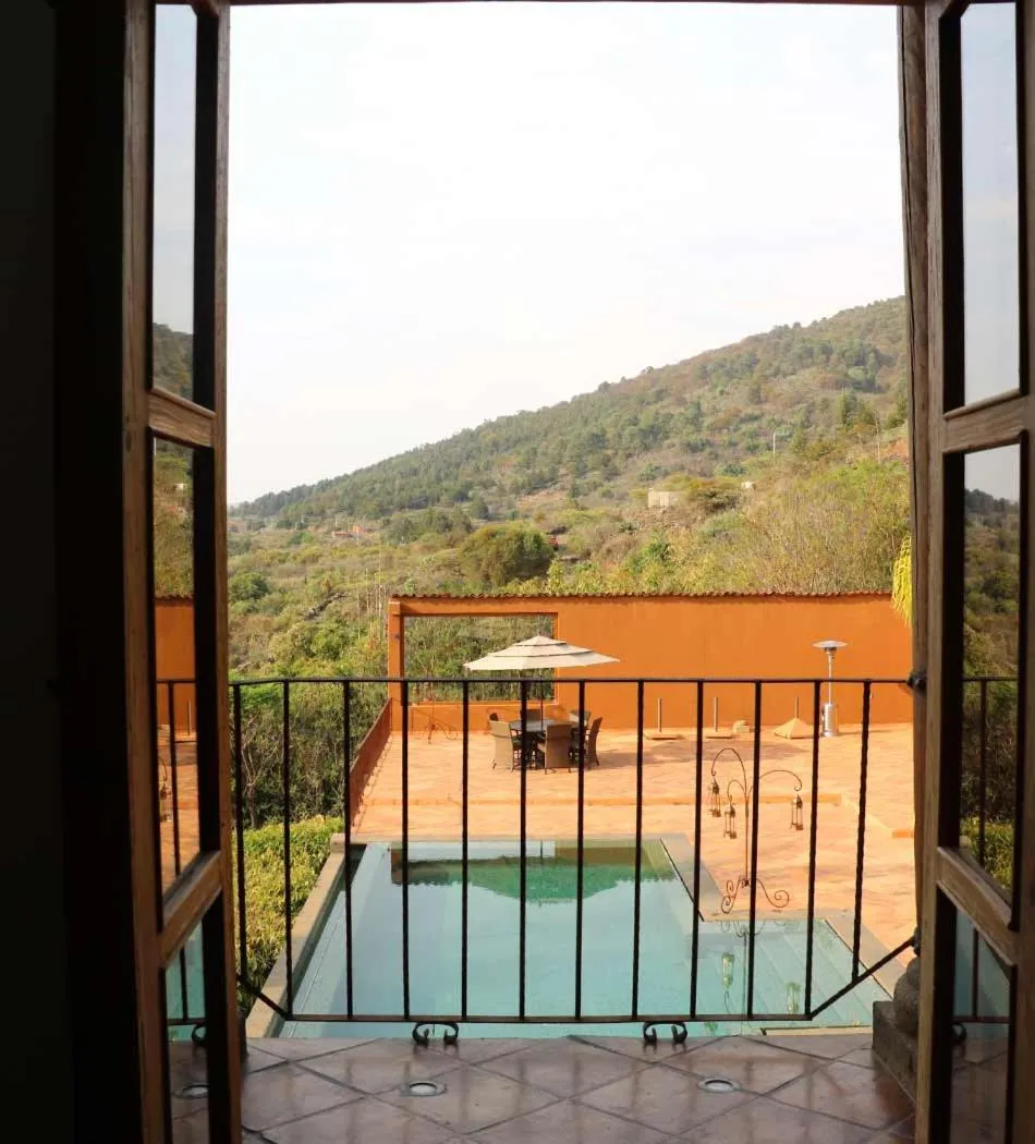 Garden view in Hacienda Ucazanaztacua