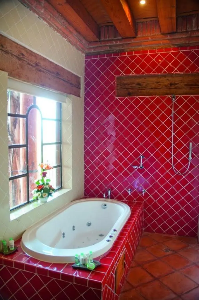 Shower in Hacienda Ucazanaztacua