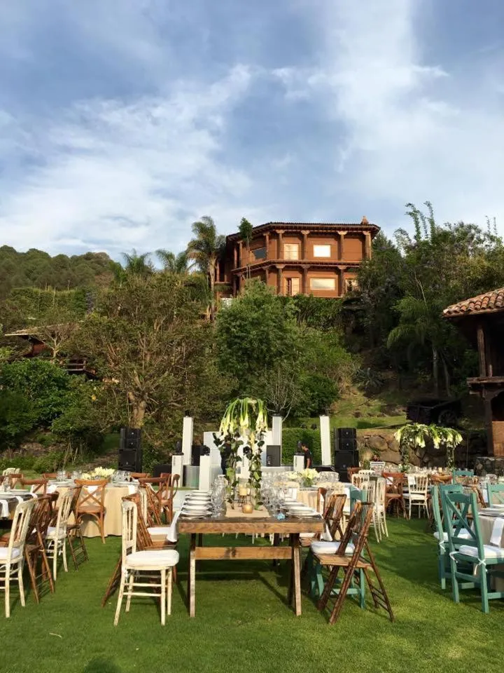 Garden view in Hacienda Ucazanaztacua