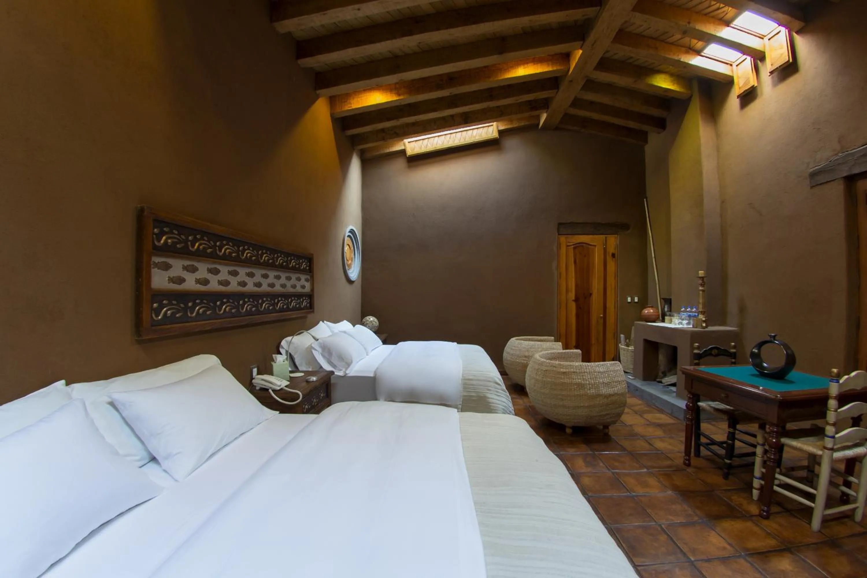 Bed in Hacienda Ucazanaztacua