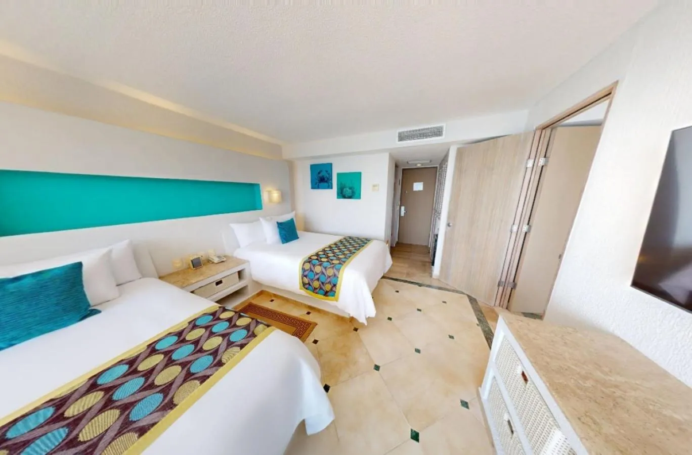 Bed in Sunscape Dorado Pacifico Ixtapa Resort & Spa- All Inclusive