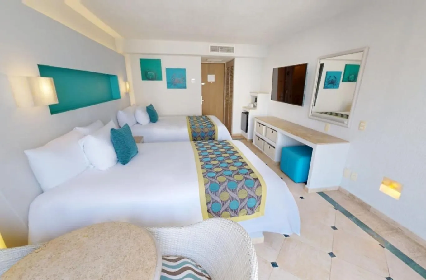 Bed in Sunscape Dorado Pacifico Ixtapa Resort & Spa- All Inclusive