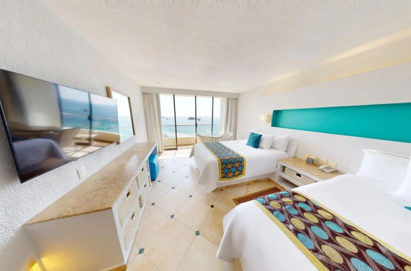 Bed in Sunscape Dorado Pacifico Ixtapa Resort & Spa- All Inclusive