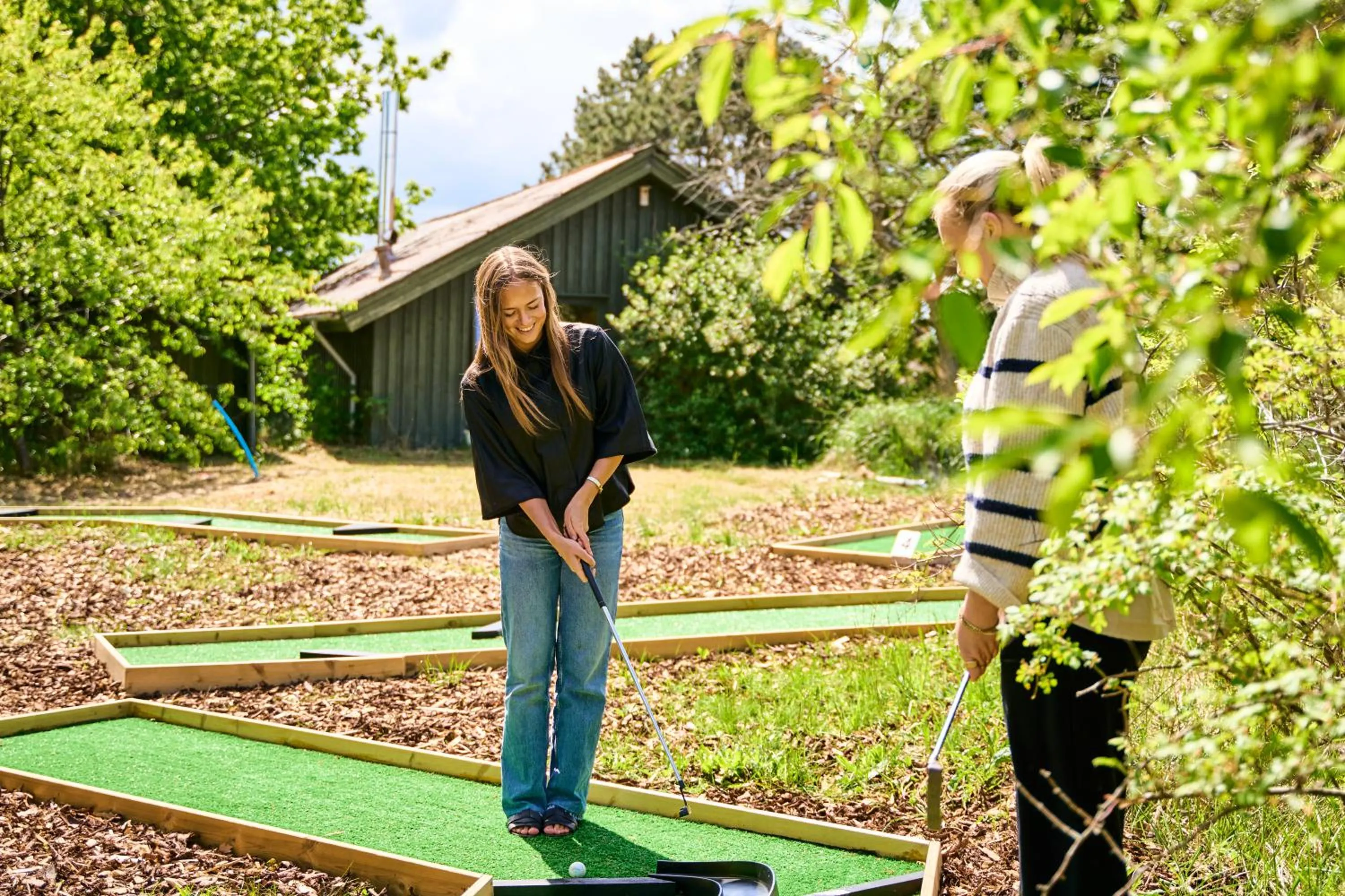 Minigolf in Hotel Hvide Klit