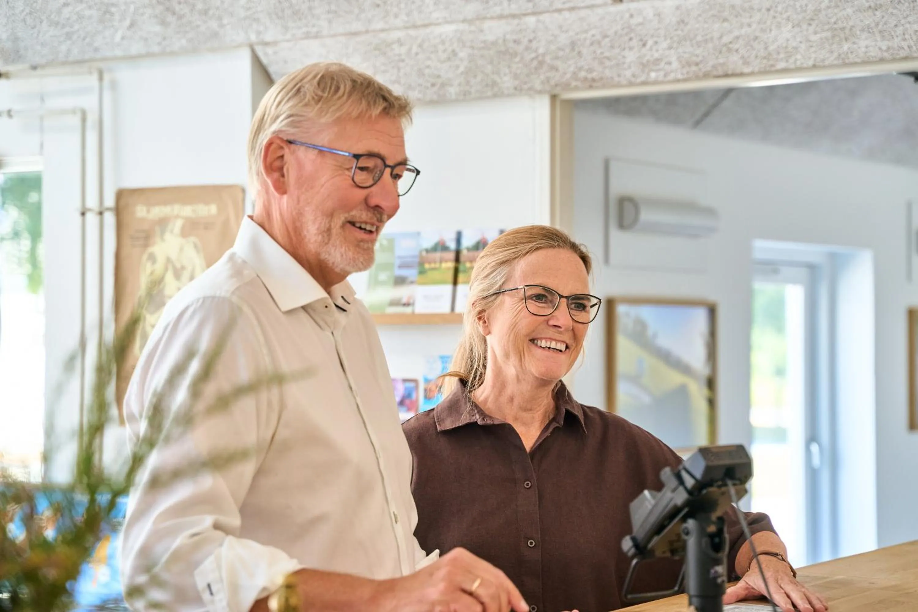 Lobby or reception in Hotel Hvide Klit