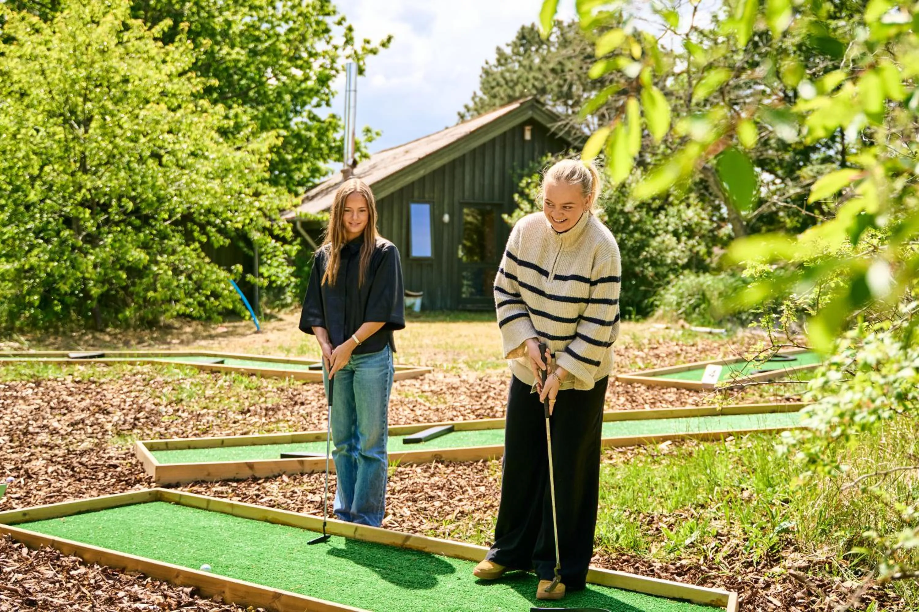 Minigolf in Hotel Hvide Klit