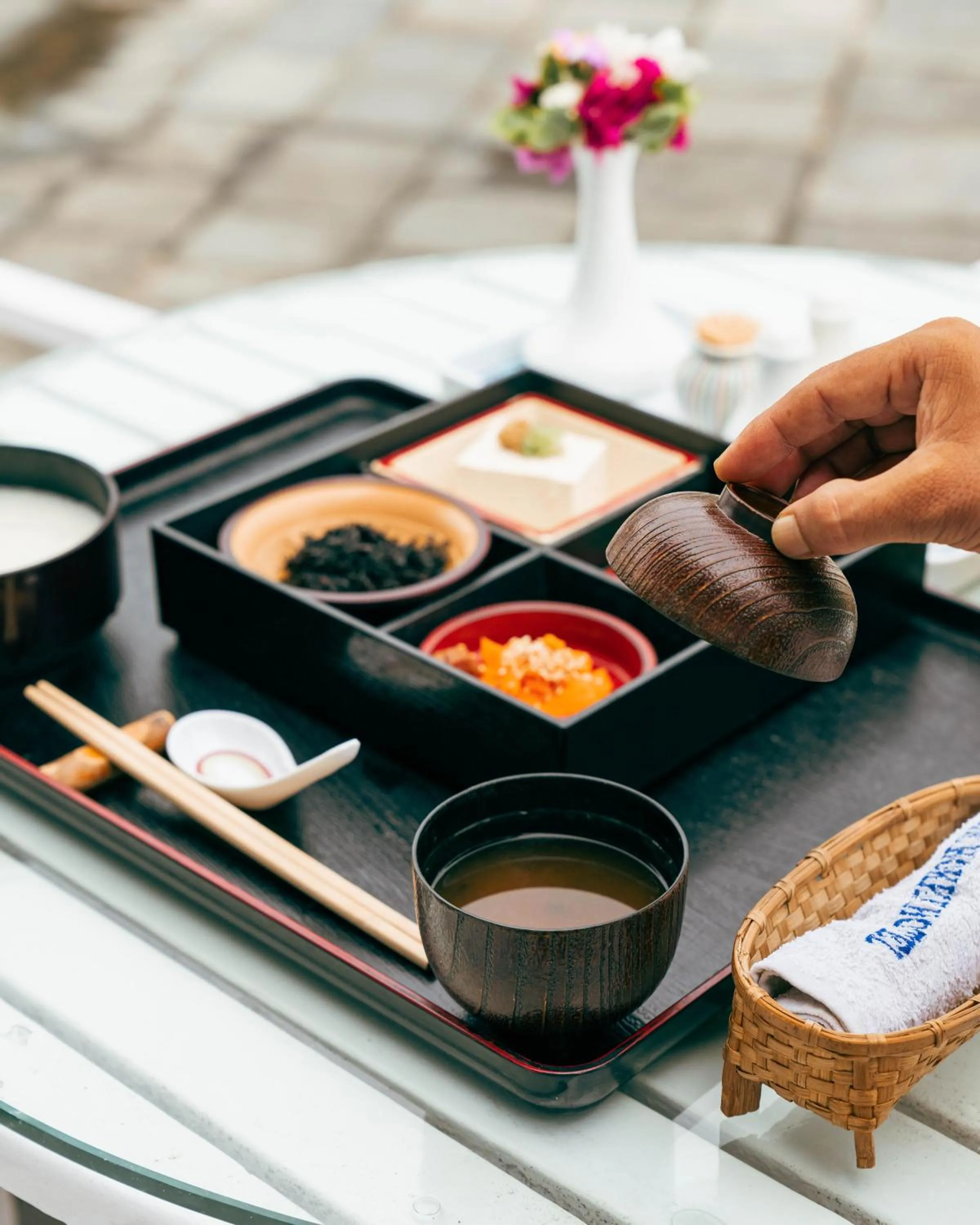 Breakfast in Hokke Lumbini