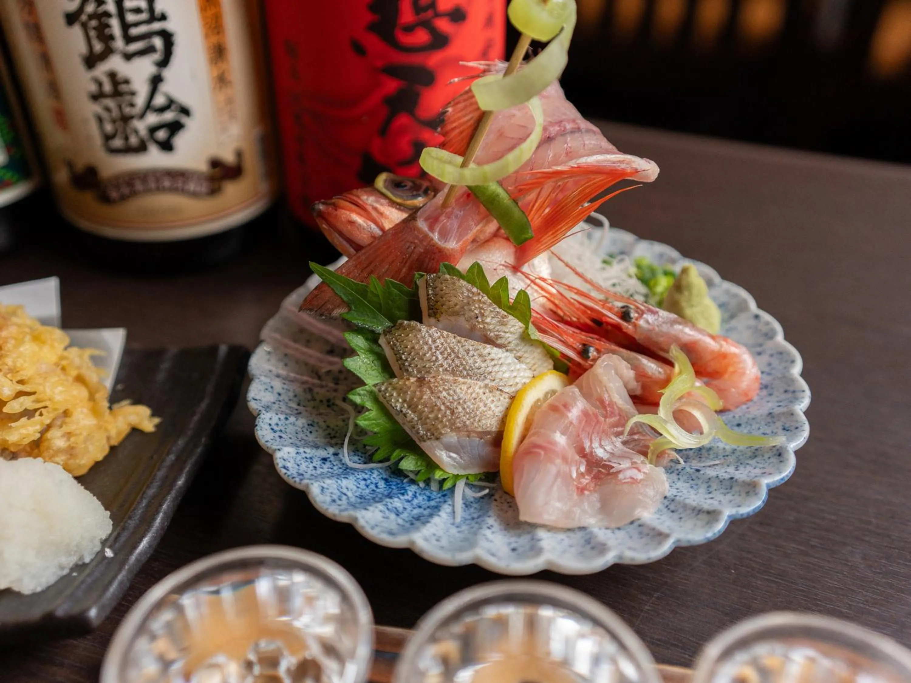 Food and drinks in Hotel Monzennoyu