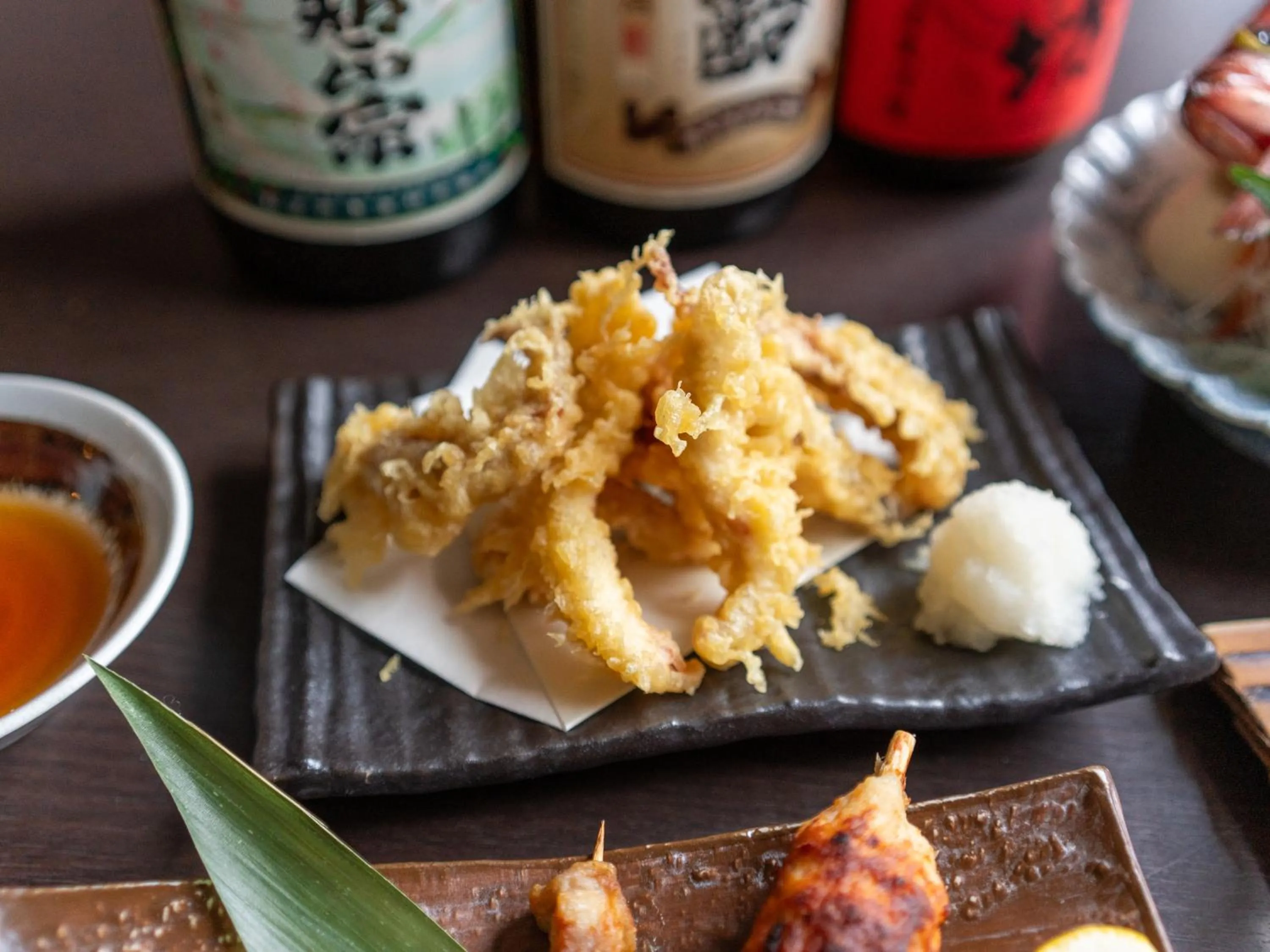 Food and drinks in Hotel Monzennoyu