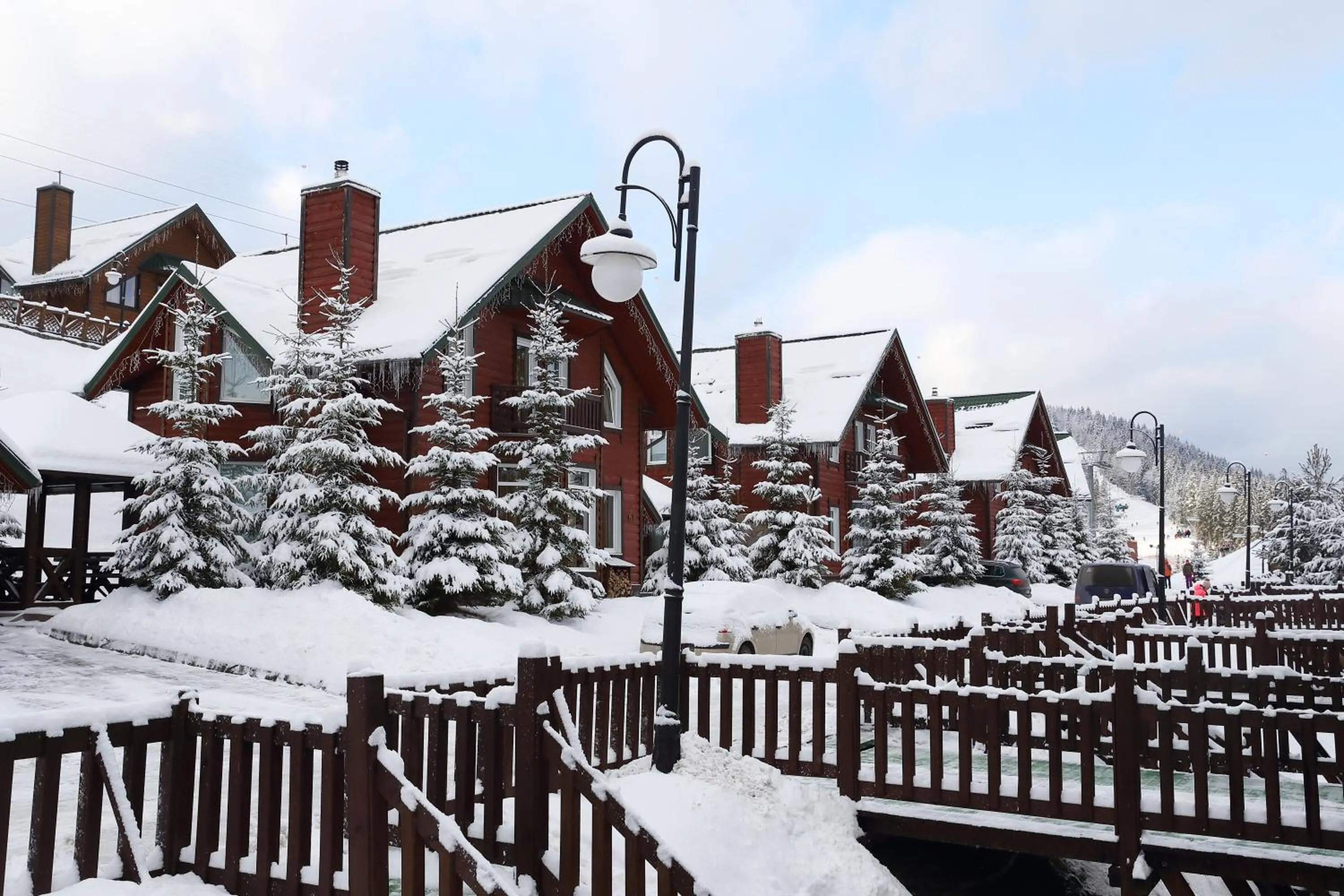 Property building in Bukovel Hotel