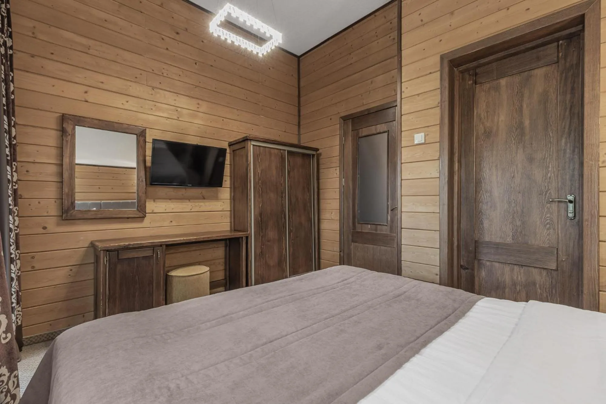 Bed in Bukovel Hotel