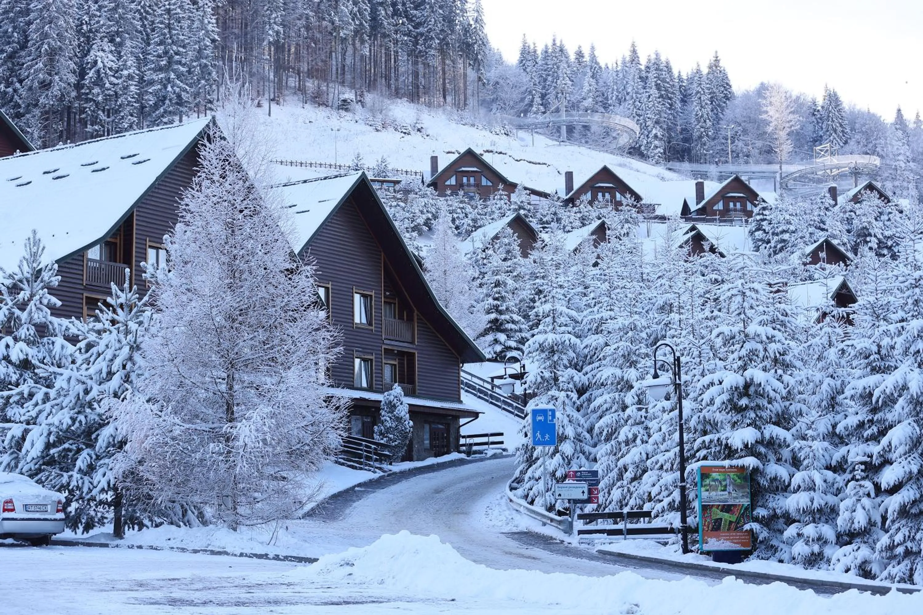 Property building in Bukovel Hotel