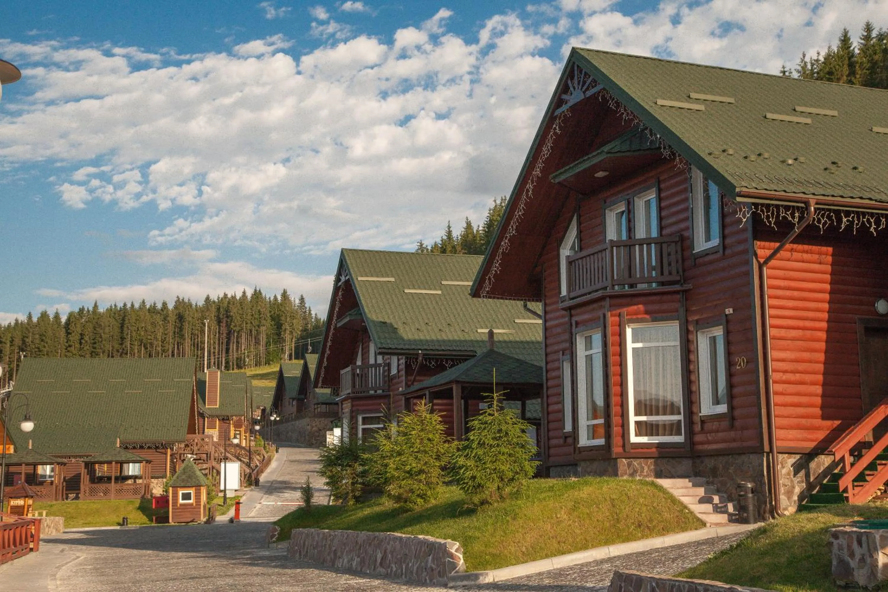 Property building in Bukovel Hotel