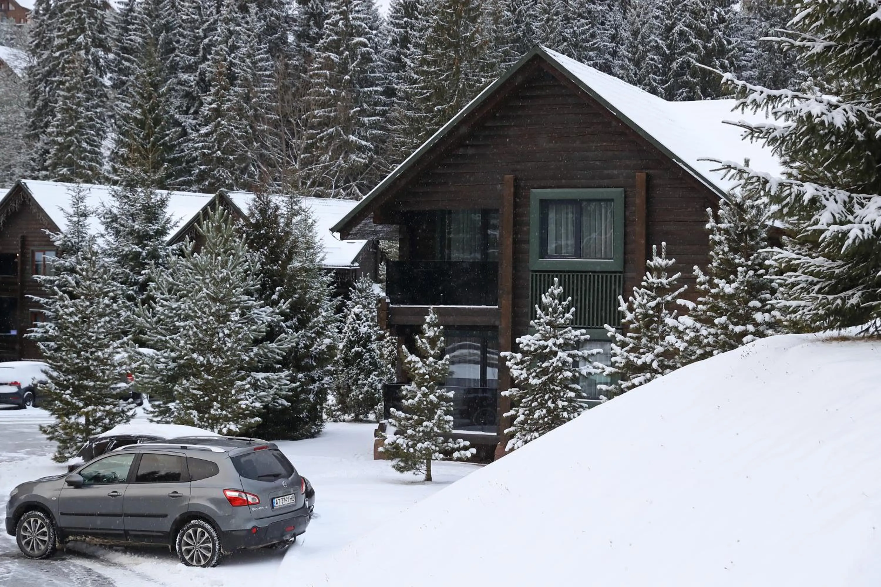 Facade/entrance in Bukovel Hotel