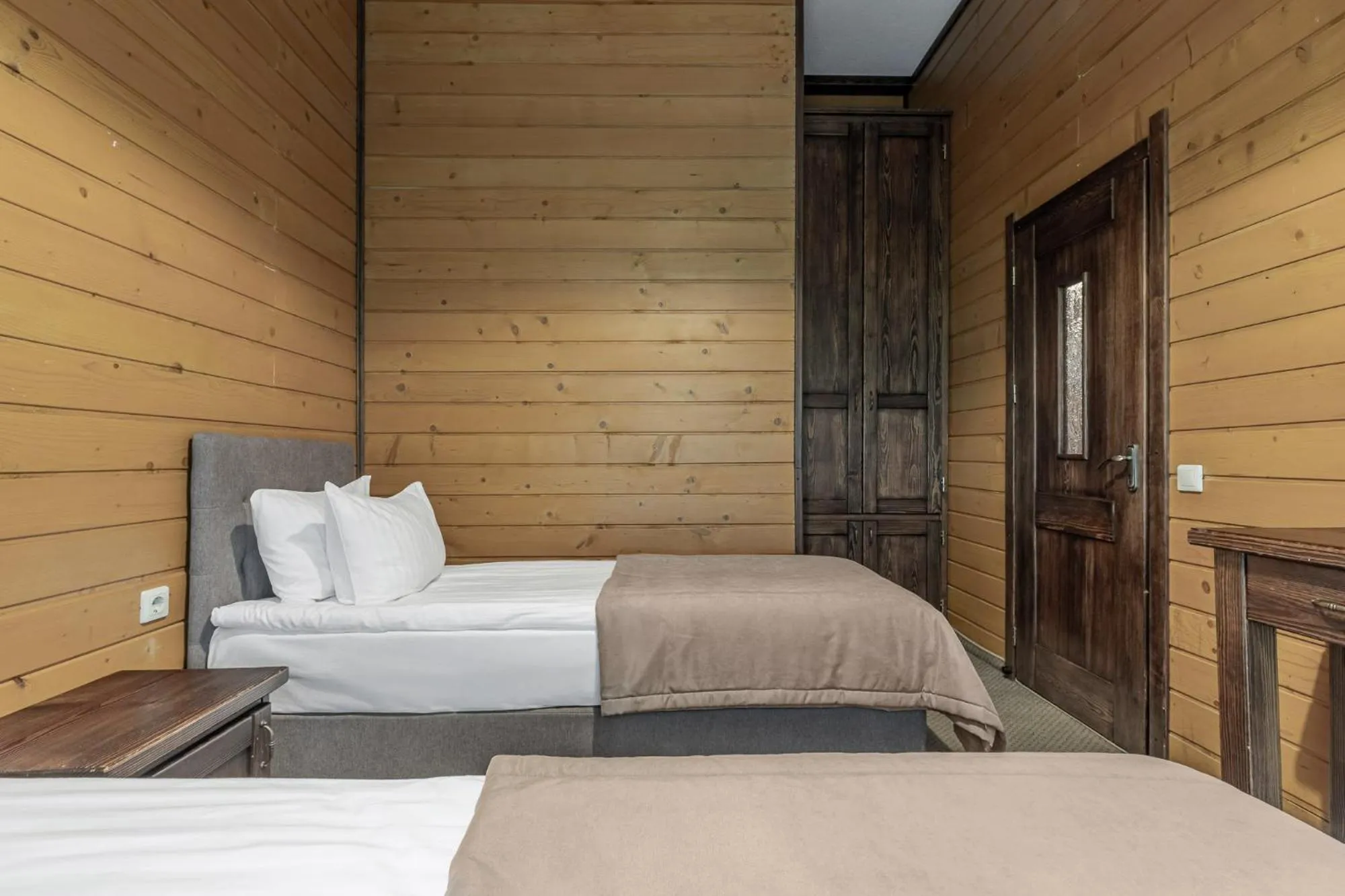 Bed in Bukovel Hotel