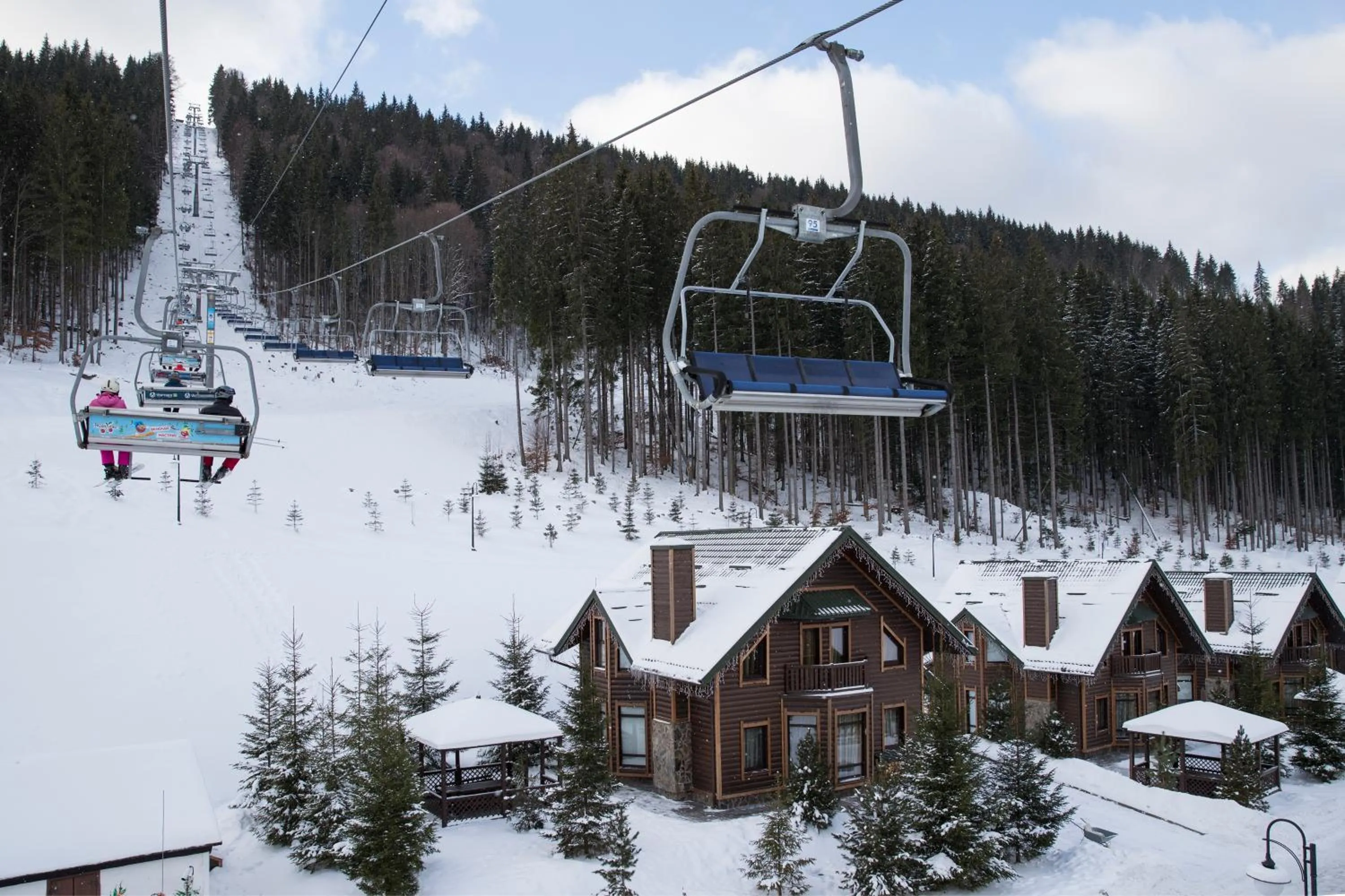 Property building in Bukovel Hotel