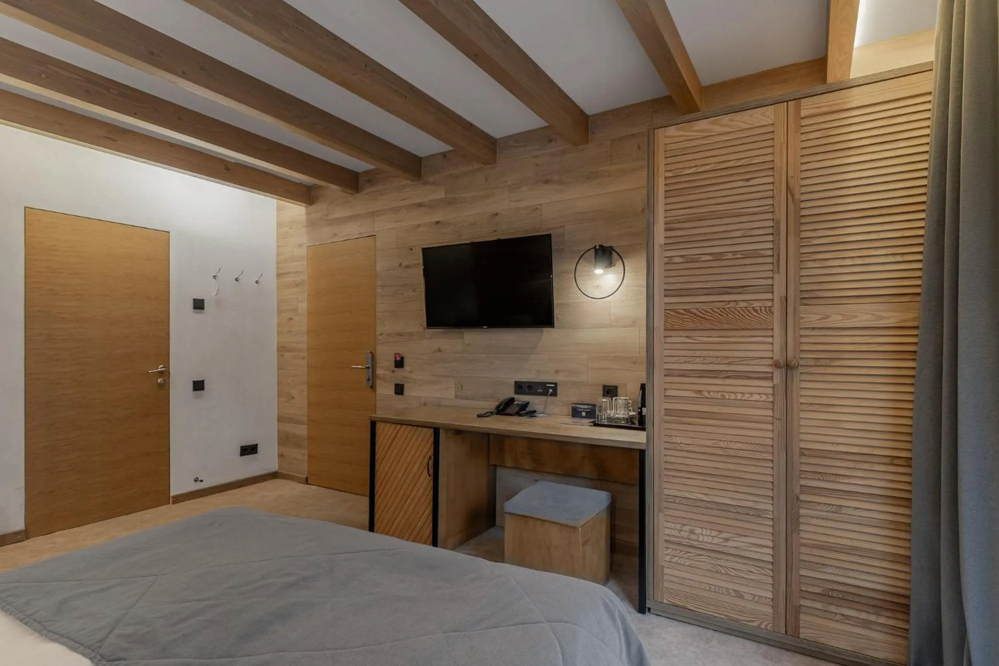 Bed in Bukovel Hotel