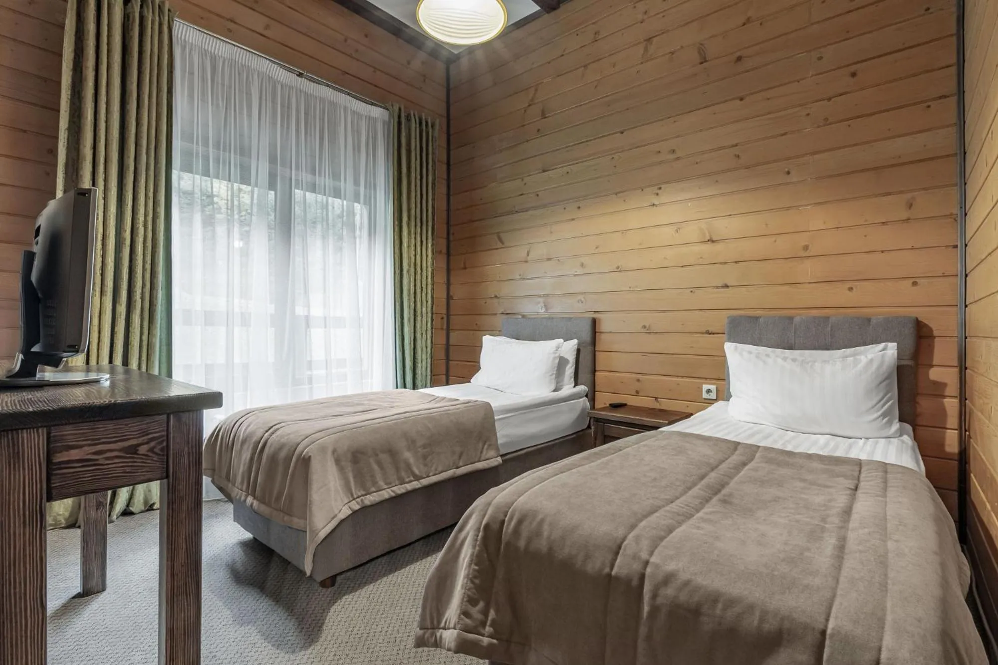 Bed in Bukovel Hotel