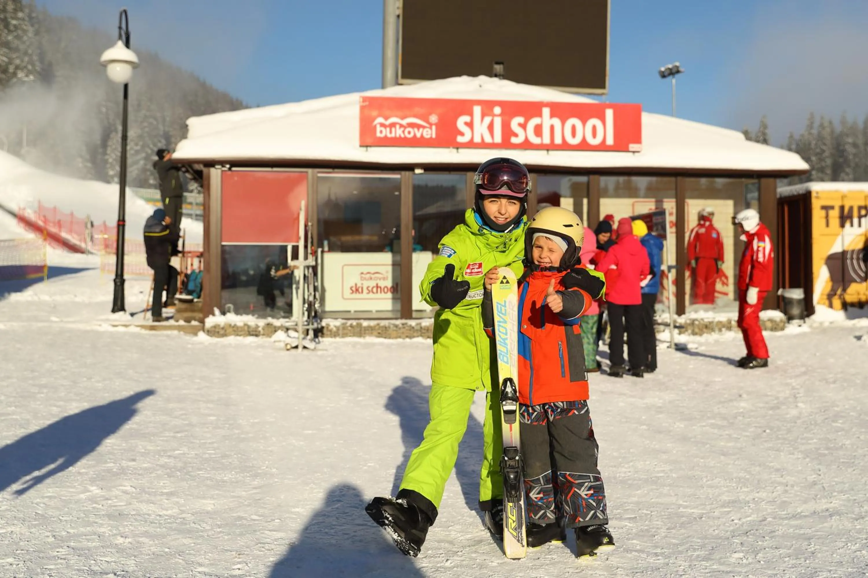 People in Bukovel Hotel