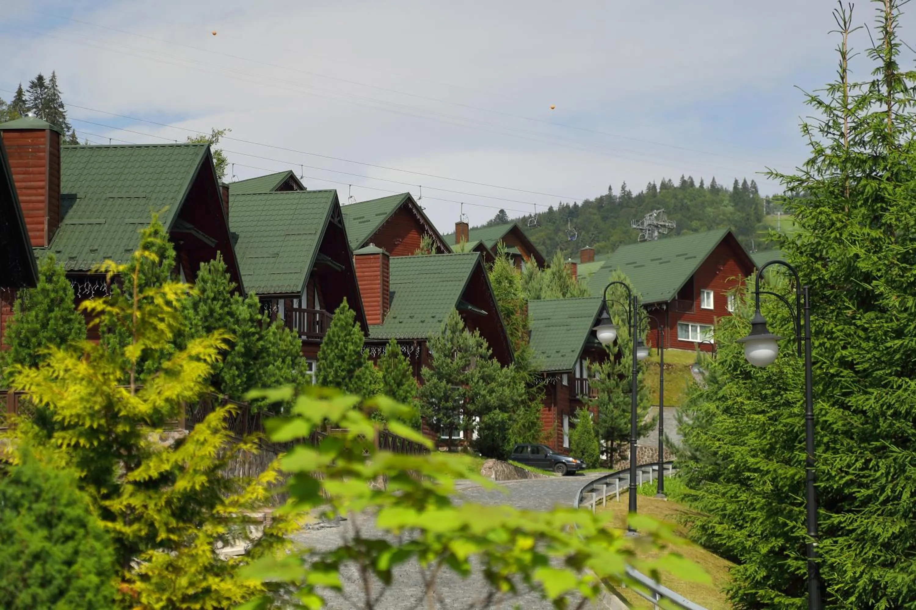 Street view in Bukovel Hotel