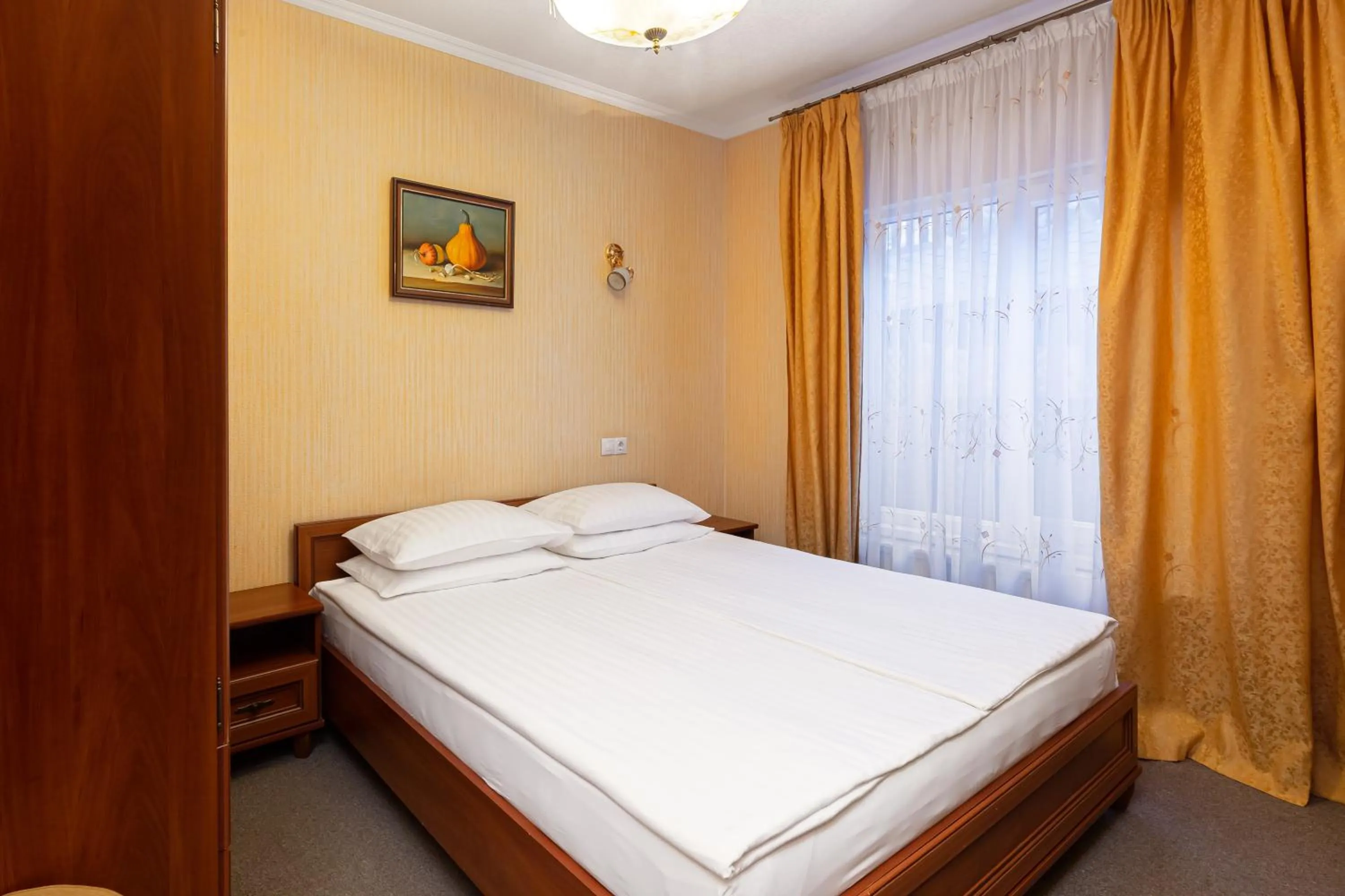 Bed in Bukovel Hotel