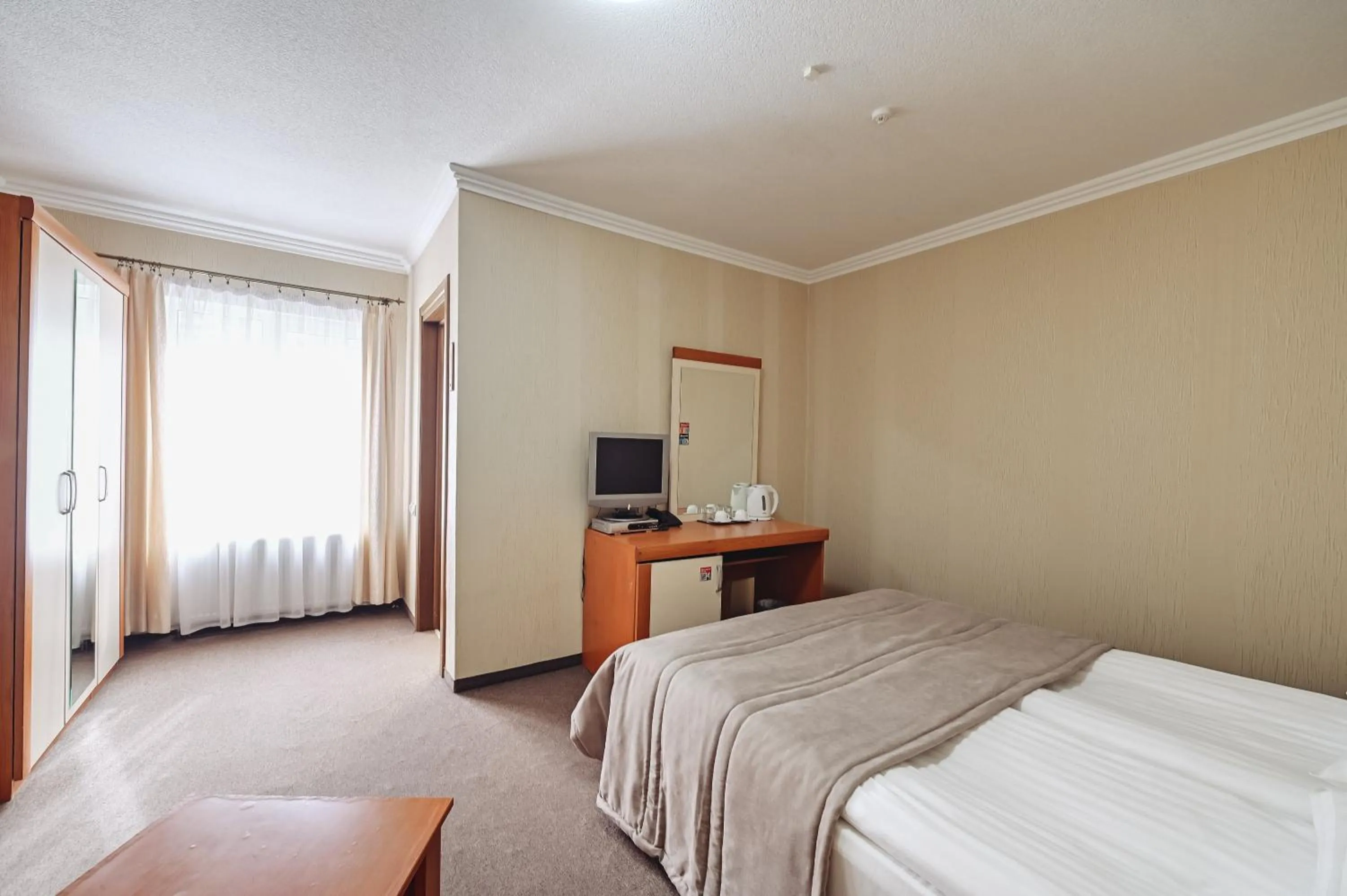 Bed in Bukovel Hotel