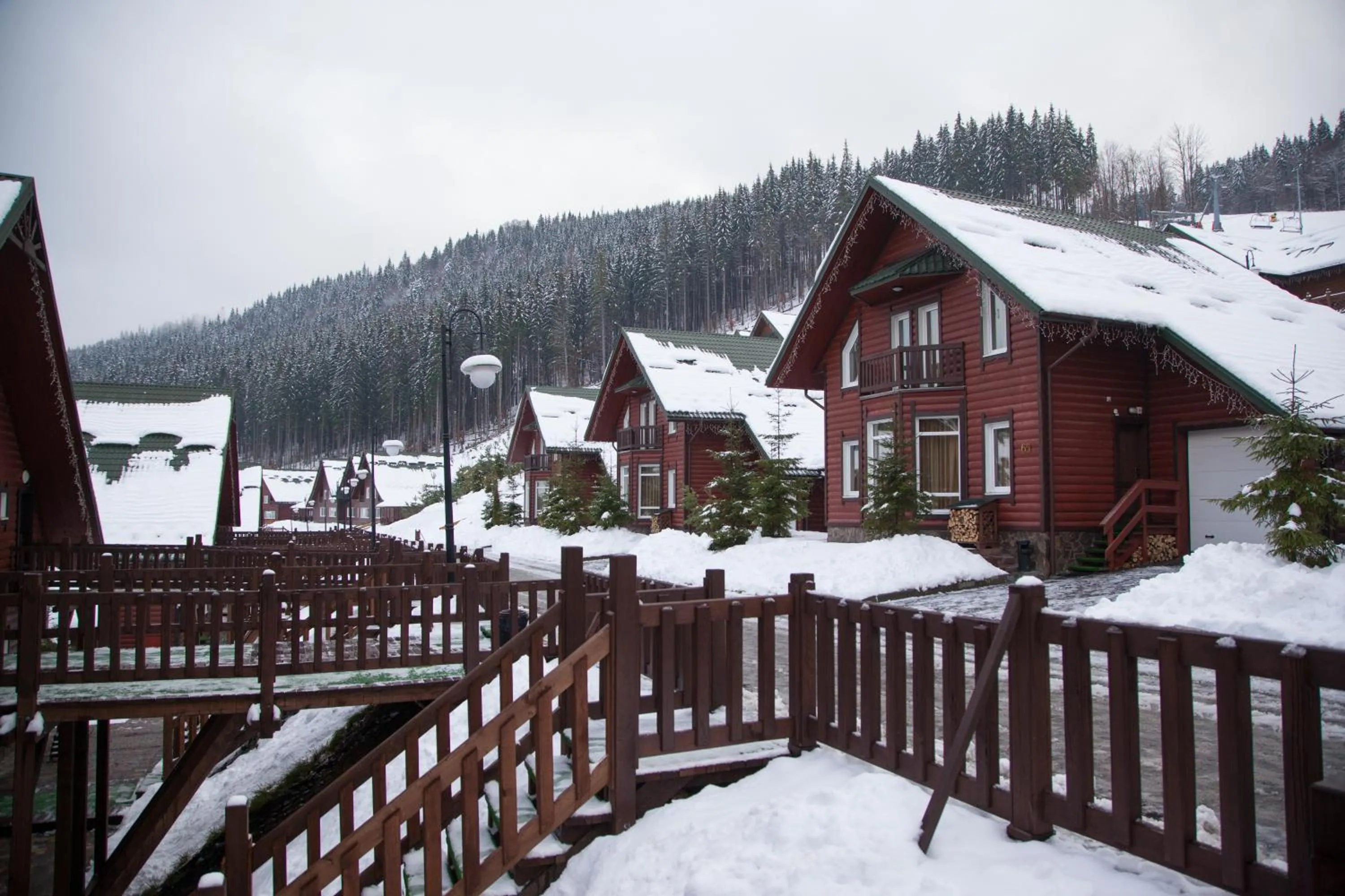 Property building in Bukovel Hotel