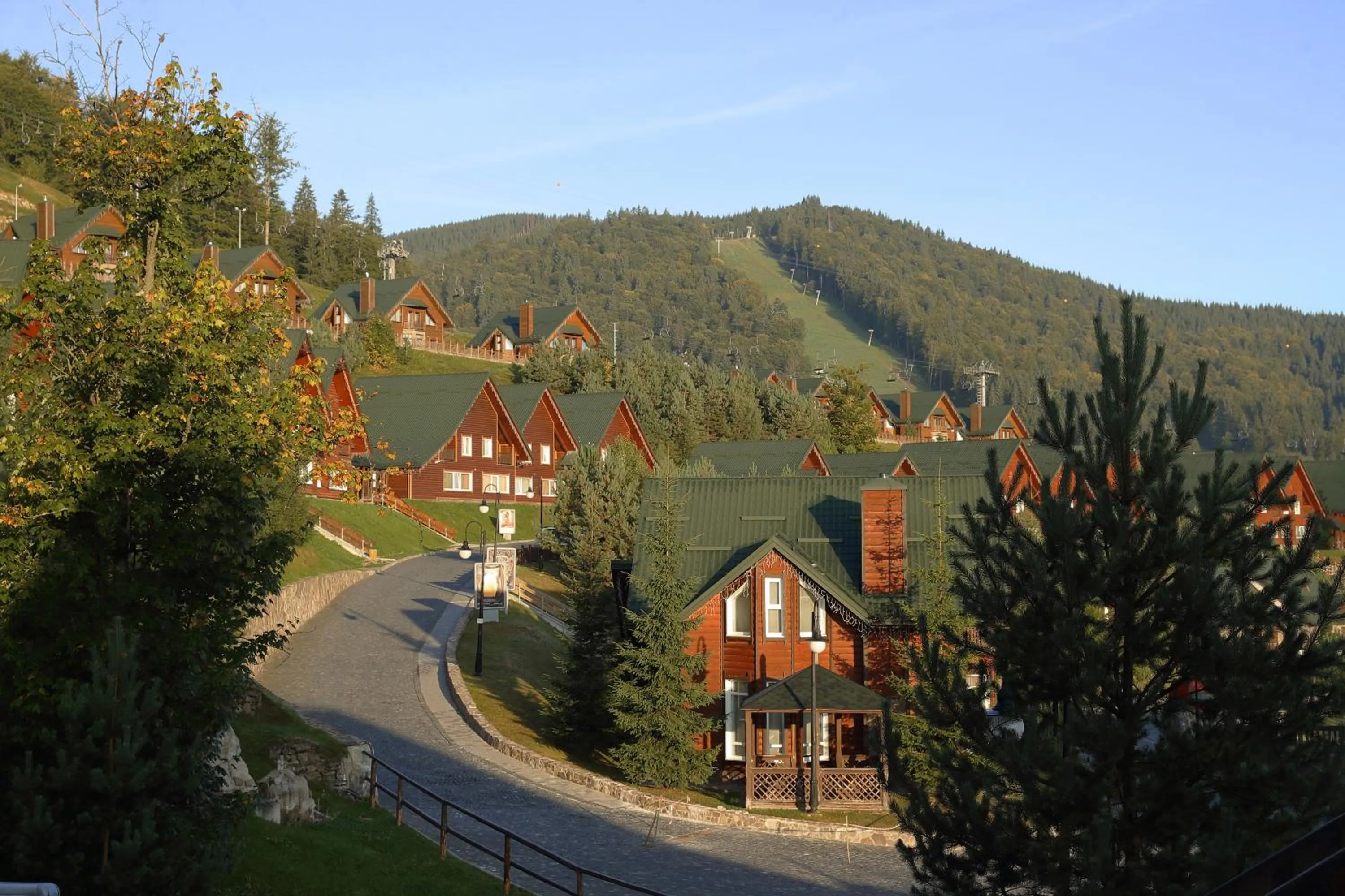 Mountain view in Bukovel Hotel