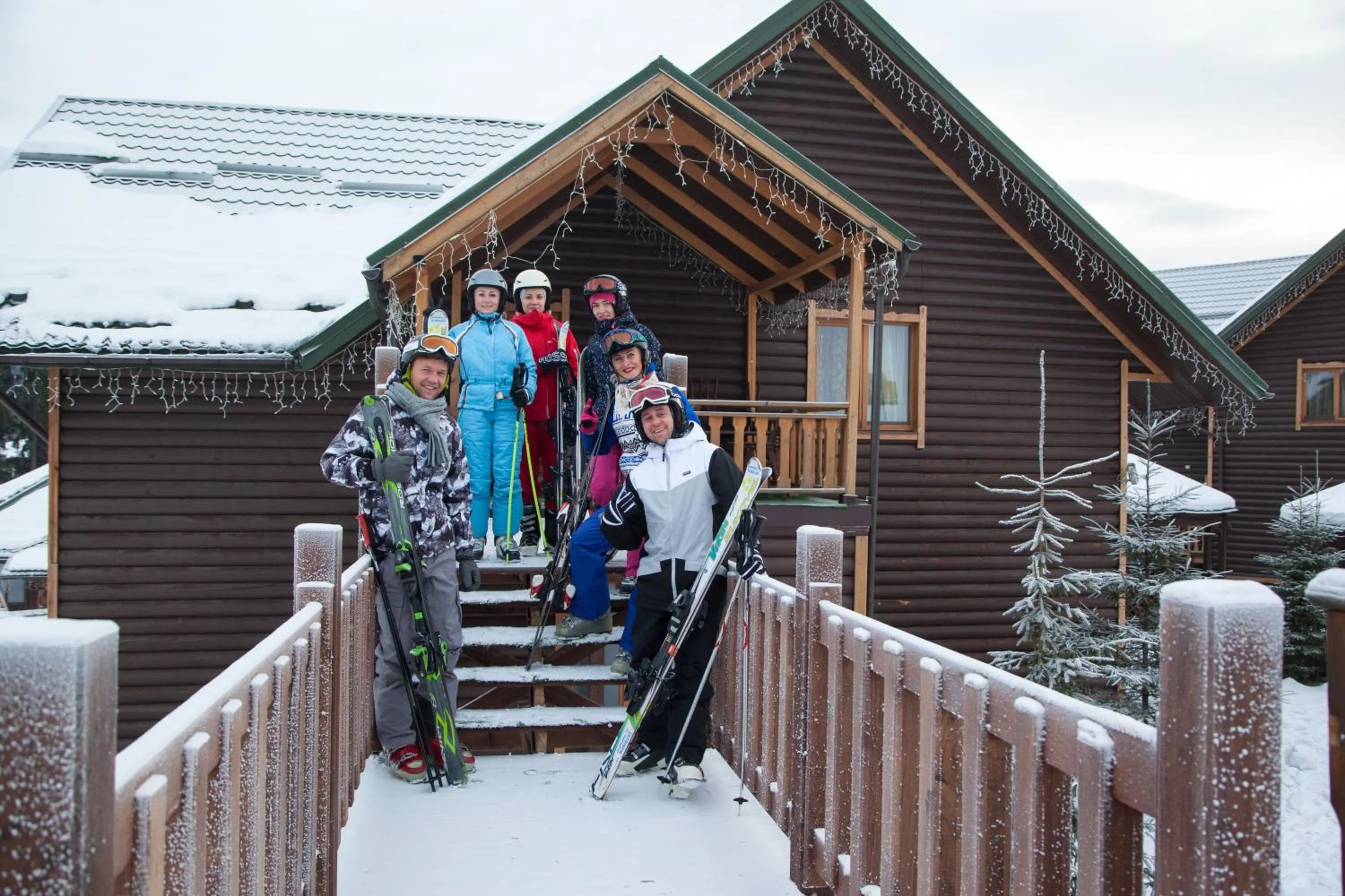 People in Bukovel Hotel