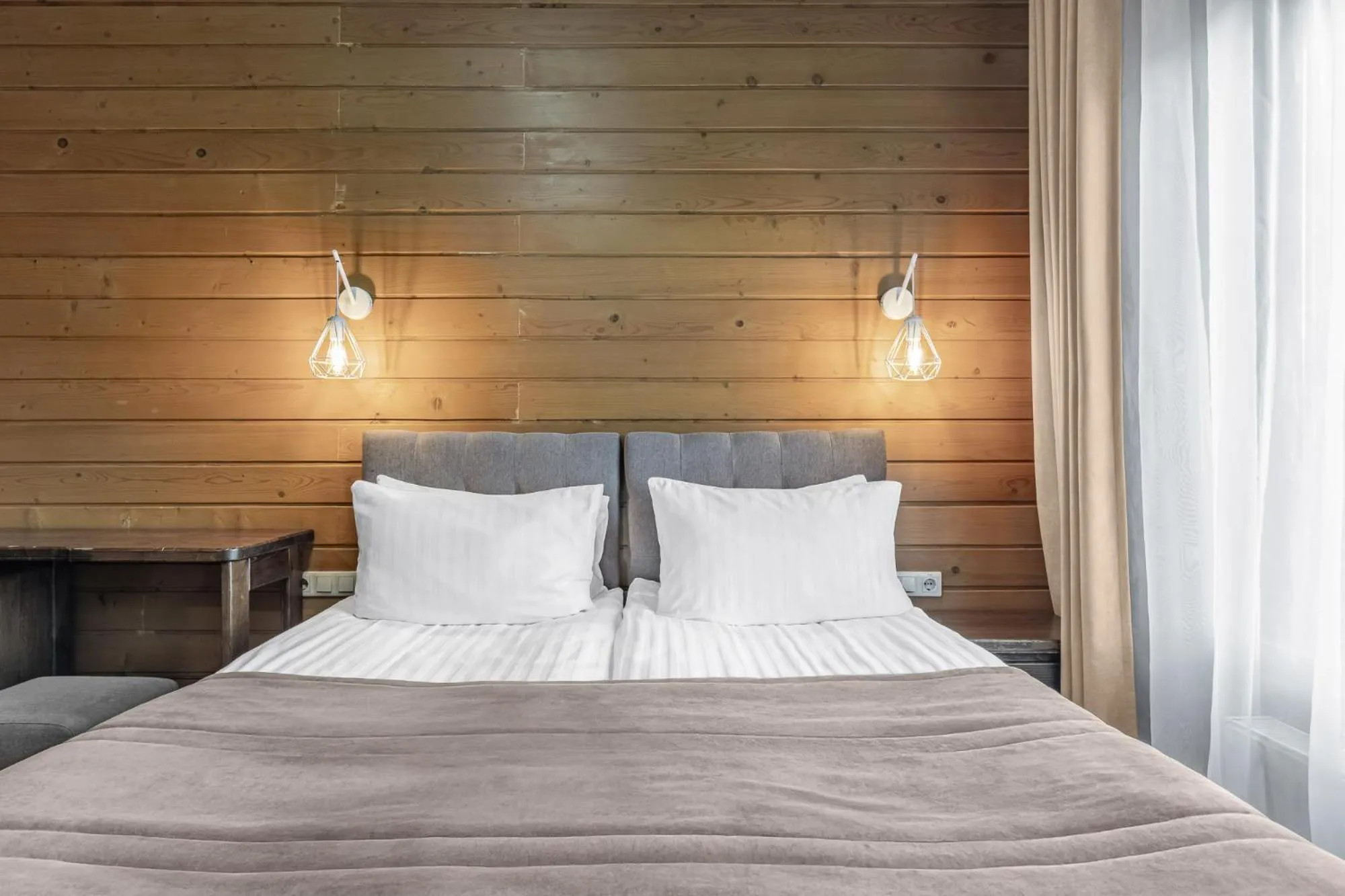 Bed in Bukovel Hotel