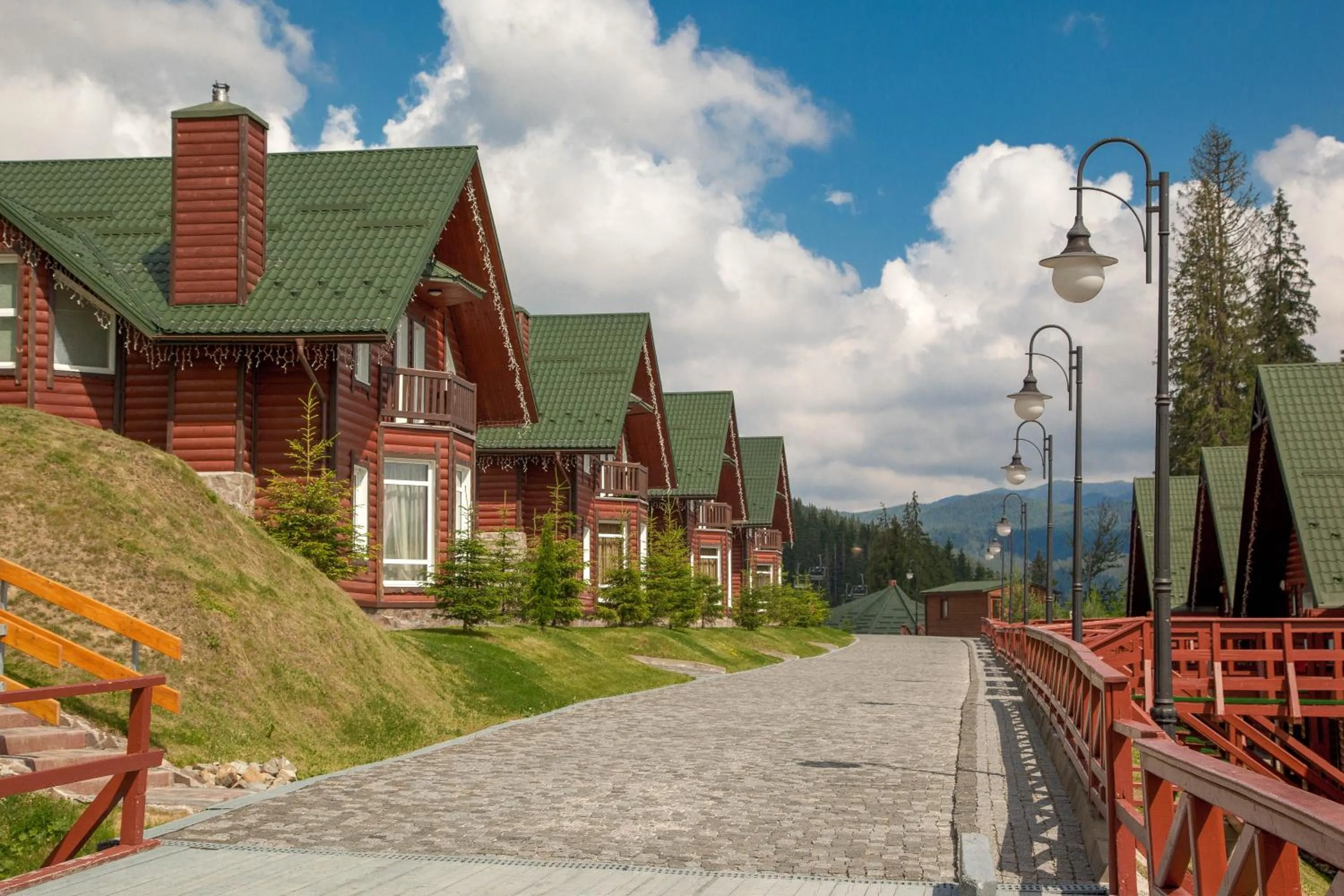 View (from property/room) in Bukovel Hotel