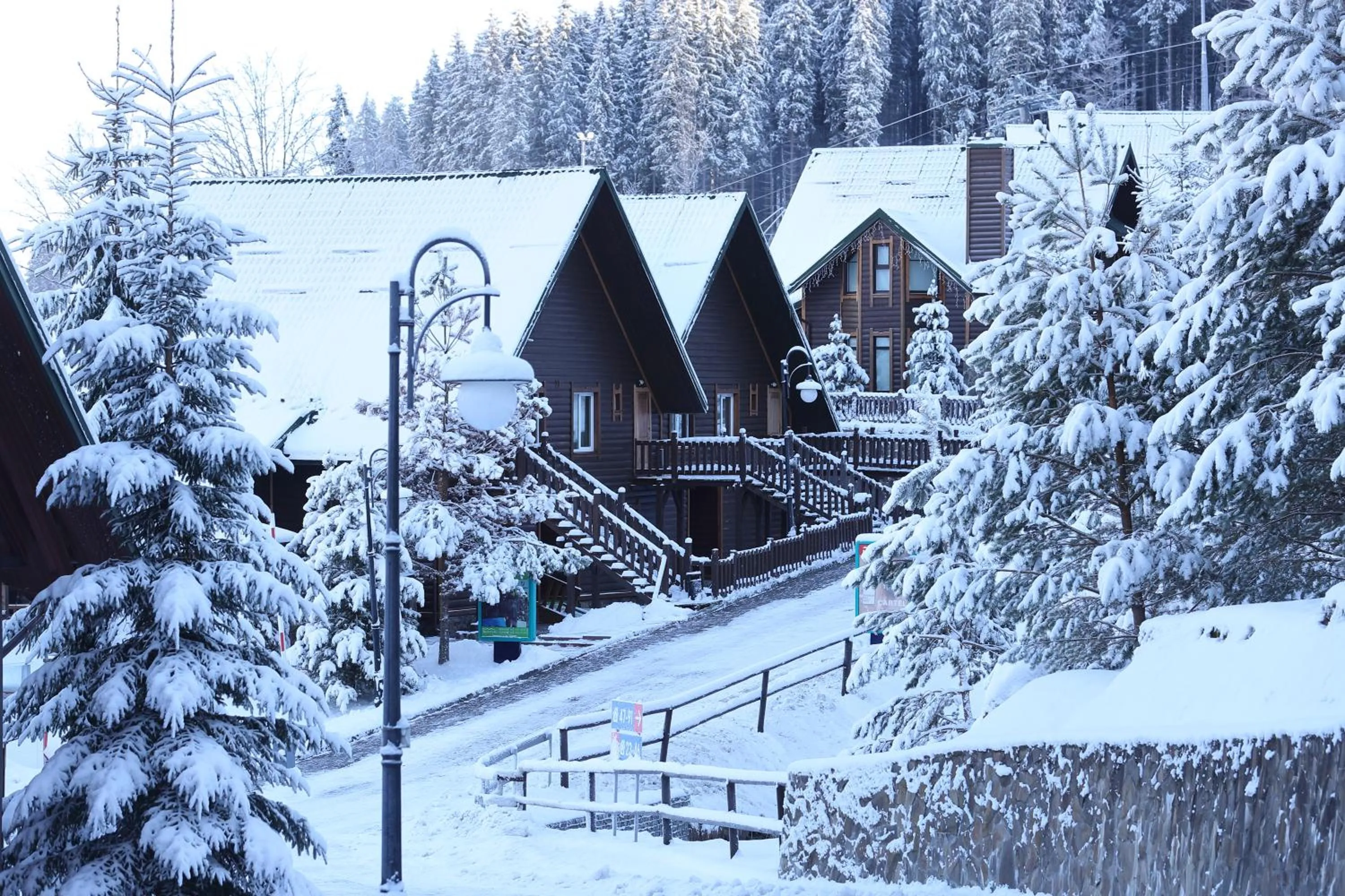 Property building in Bukovel Hotel