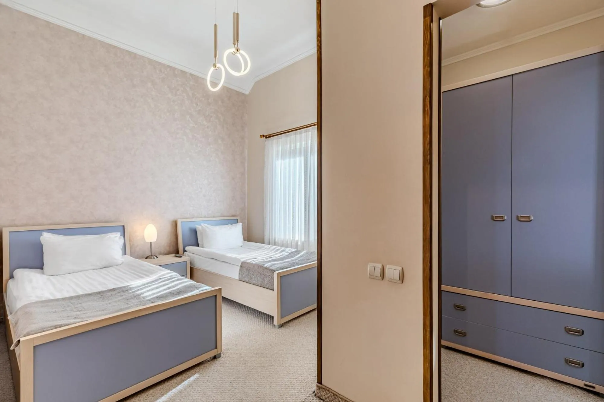 Bed in Bukovel Hotel