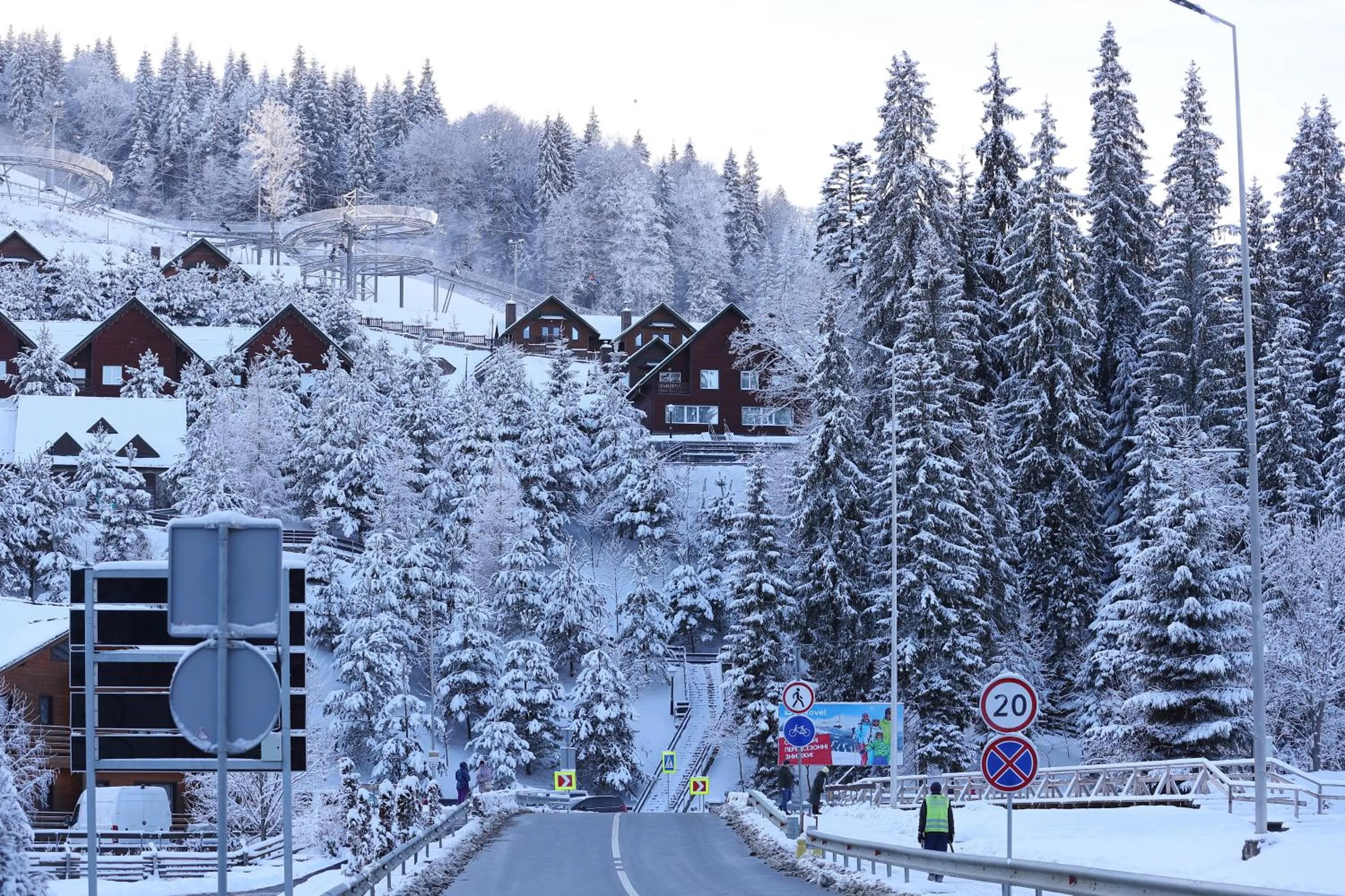 Property building in Bukovel Hotel