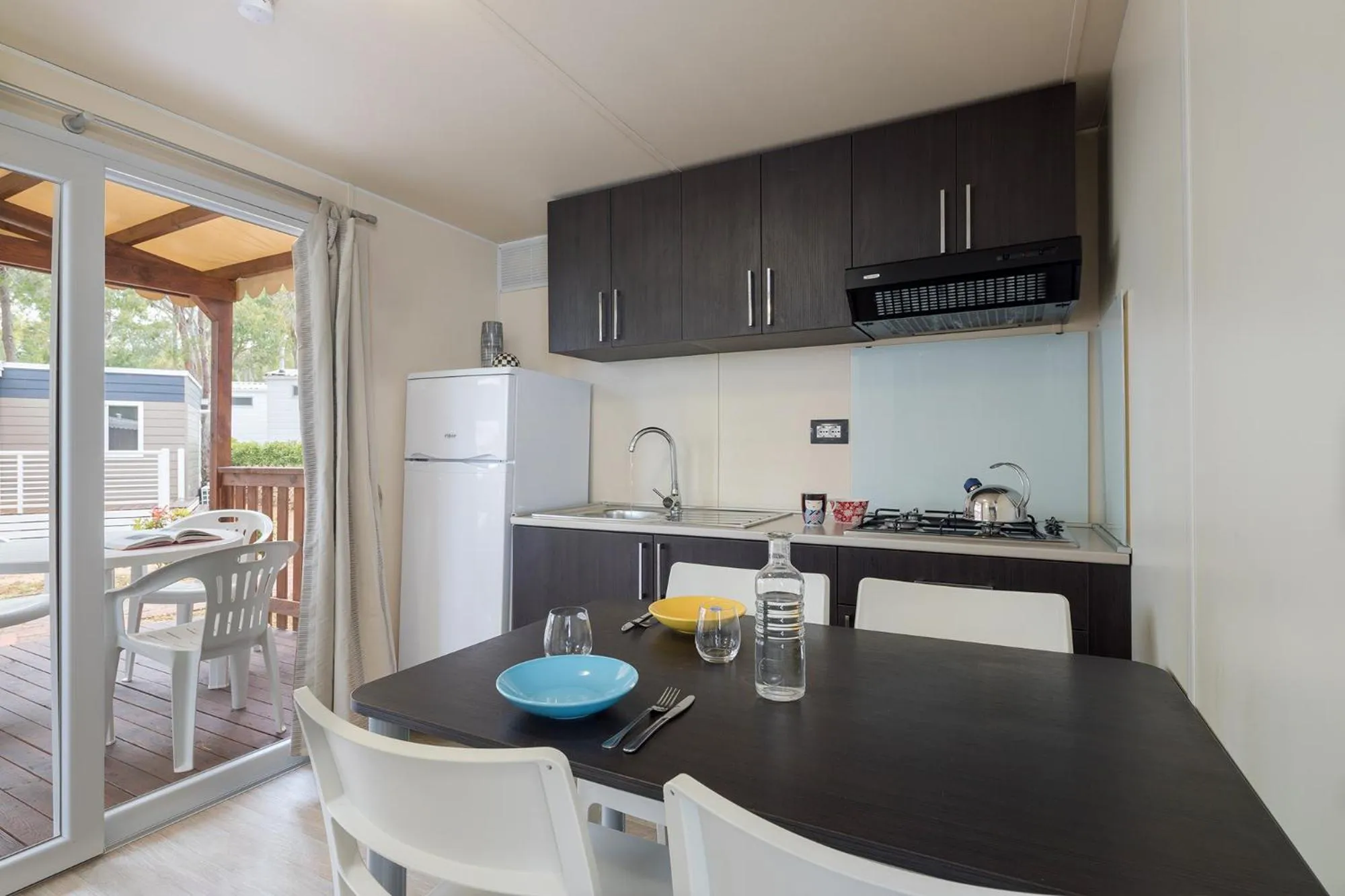 Dining area in Camping Village Laguna Blu