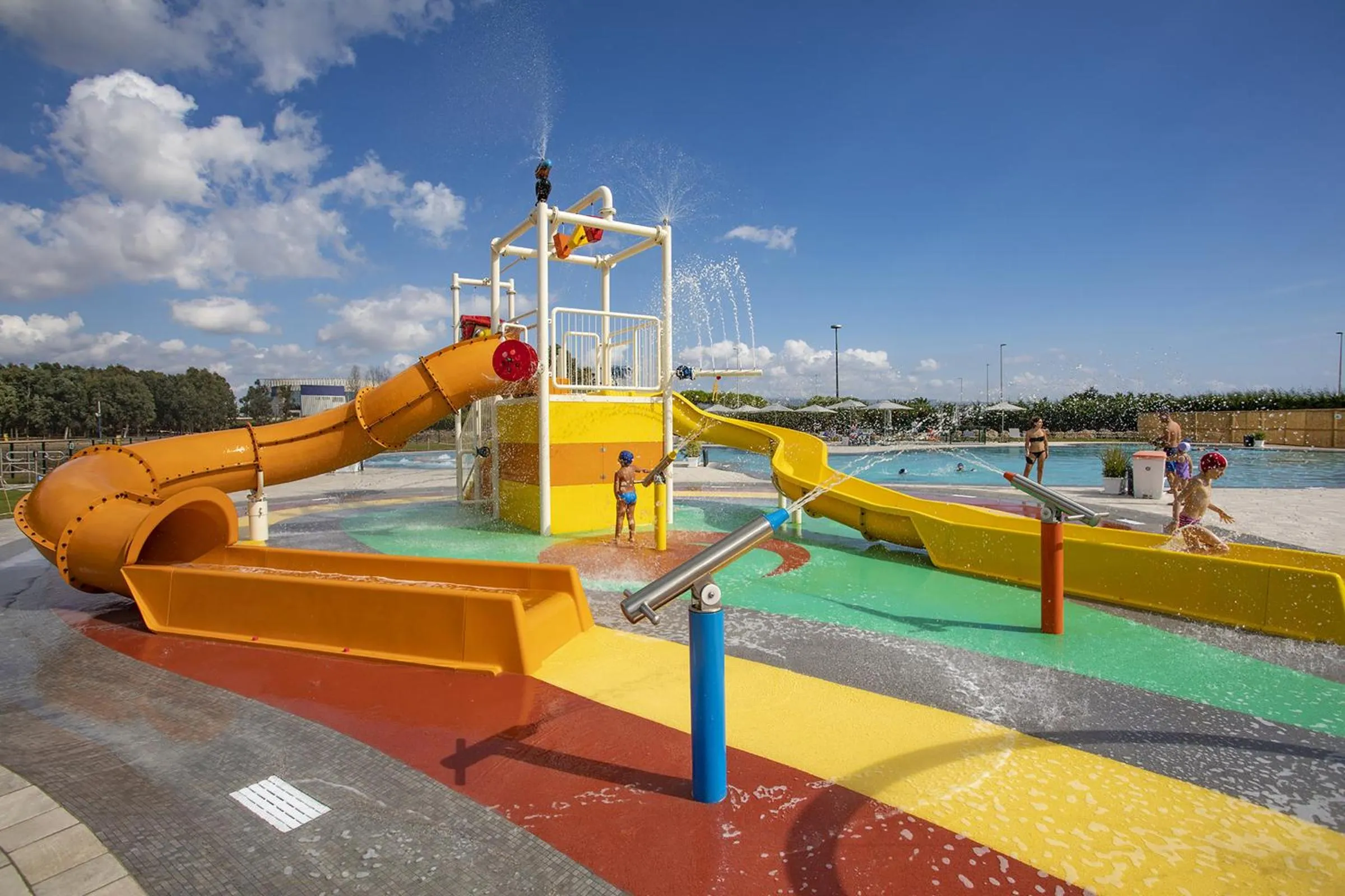 Aqua park in Camping Village Laguna Blu