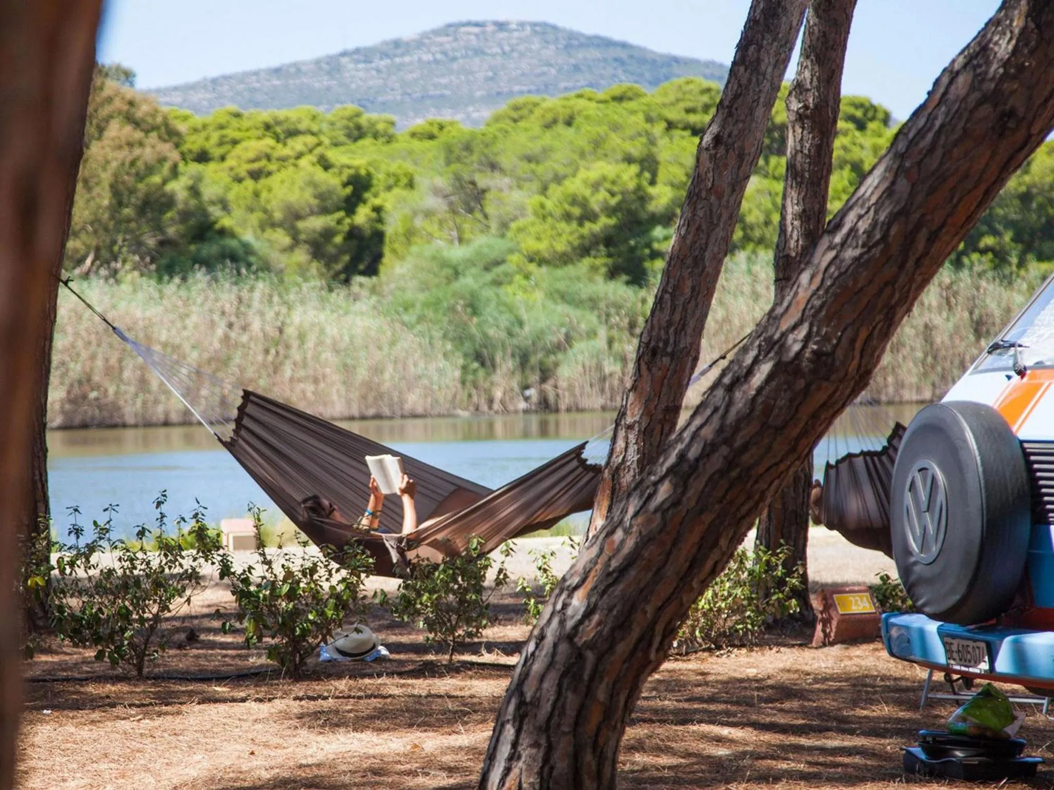 Lake view in Camping Village Laguna Blu