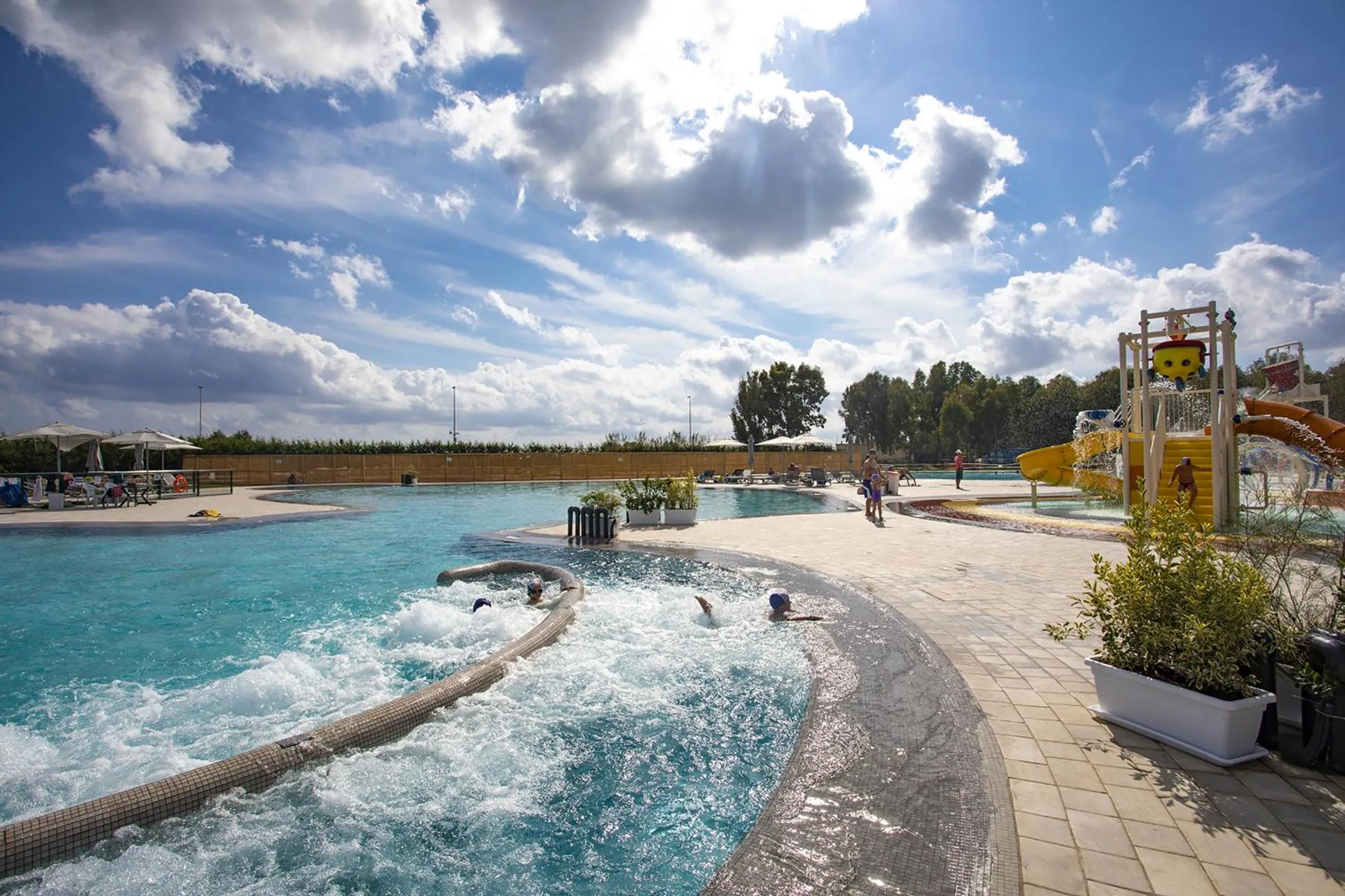 Aqua park in Camping Village Laguna Blu