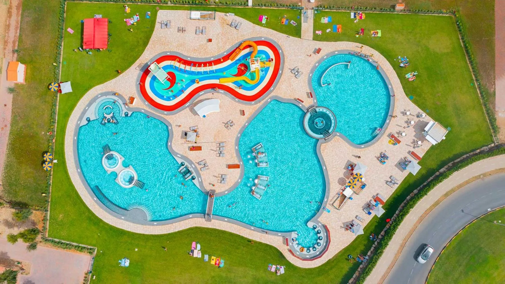Aqua park in Camping Village Laguna Blu