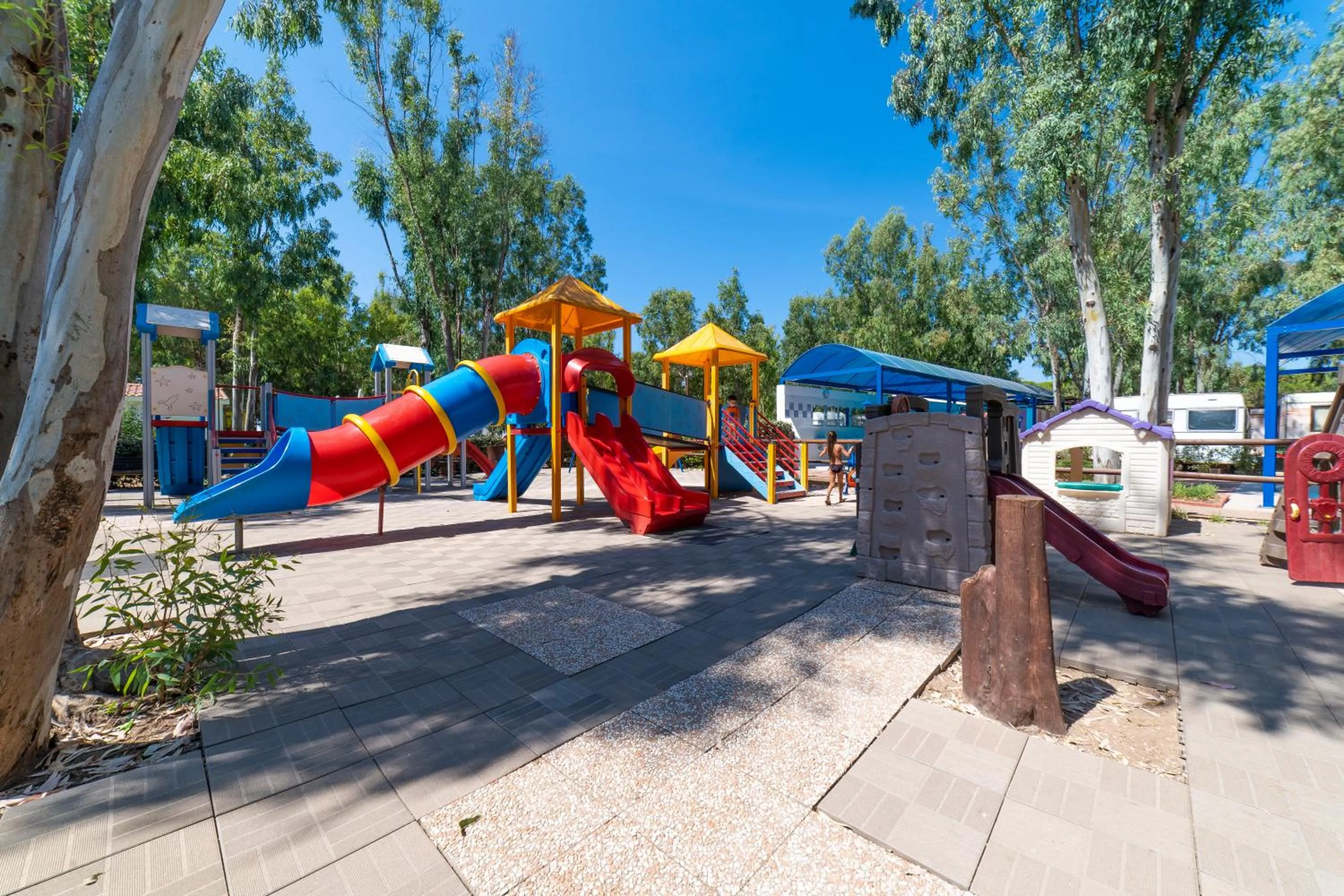 Children play ground in Camping Village Laguna Blu