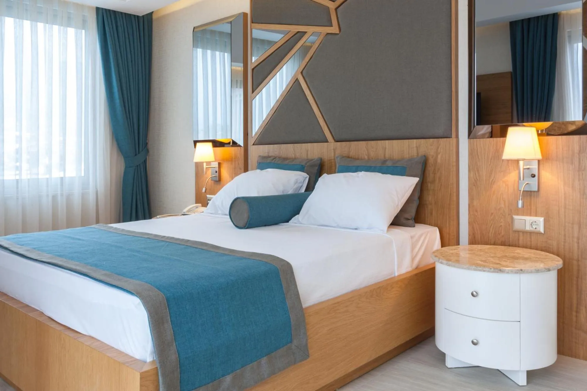 Bed in Graf Victor Hotel