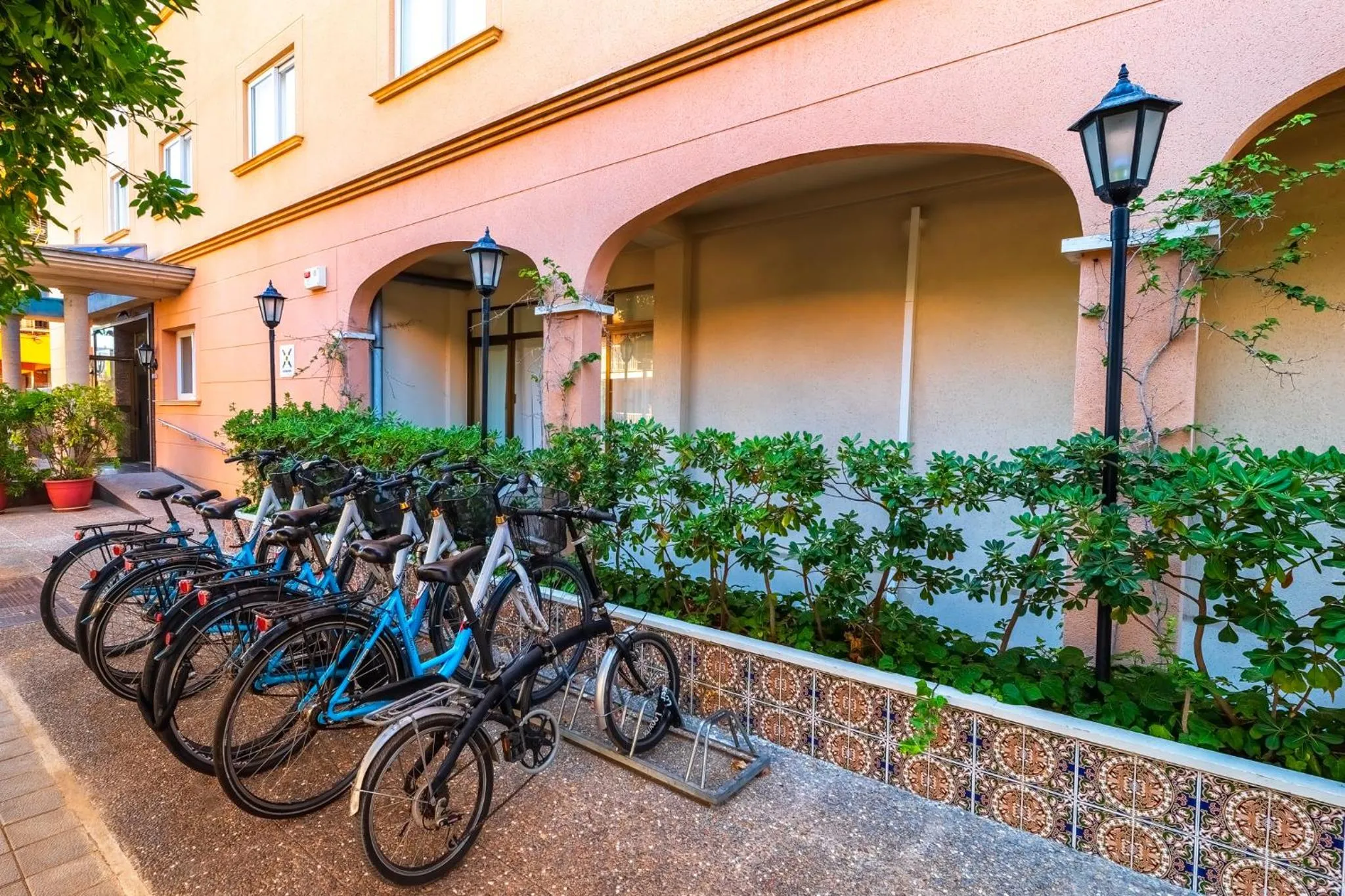 Garden in Apartamentos Isla del Sol