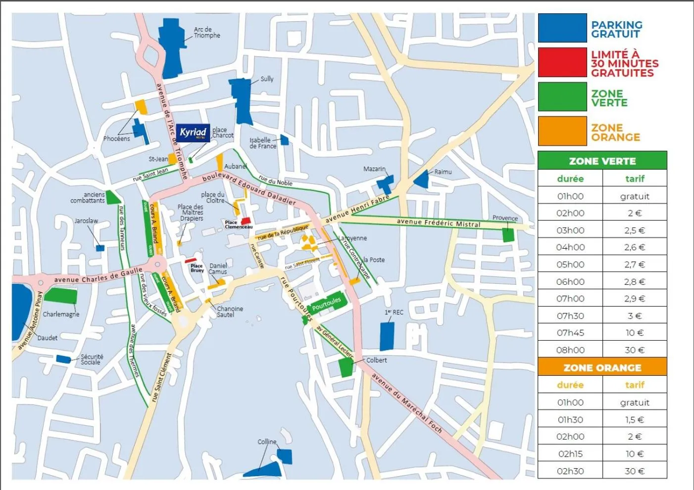 Property building in KYRIAD ORANGE Centre Ville - HOTEL & RESTAURANT & BAR - La Galerie d'Art des Princes - Provence Alpes Côte d'Azur - France - Proche A7-A9 - exit21- Châteauneuf-du-Pape Avignon Bollene Nimes - 24h-24h