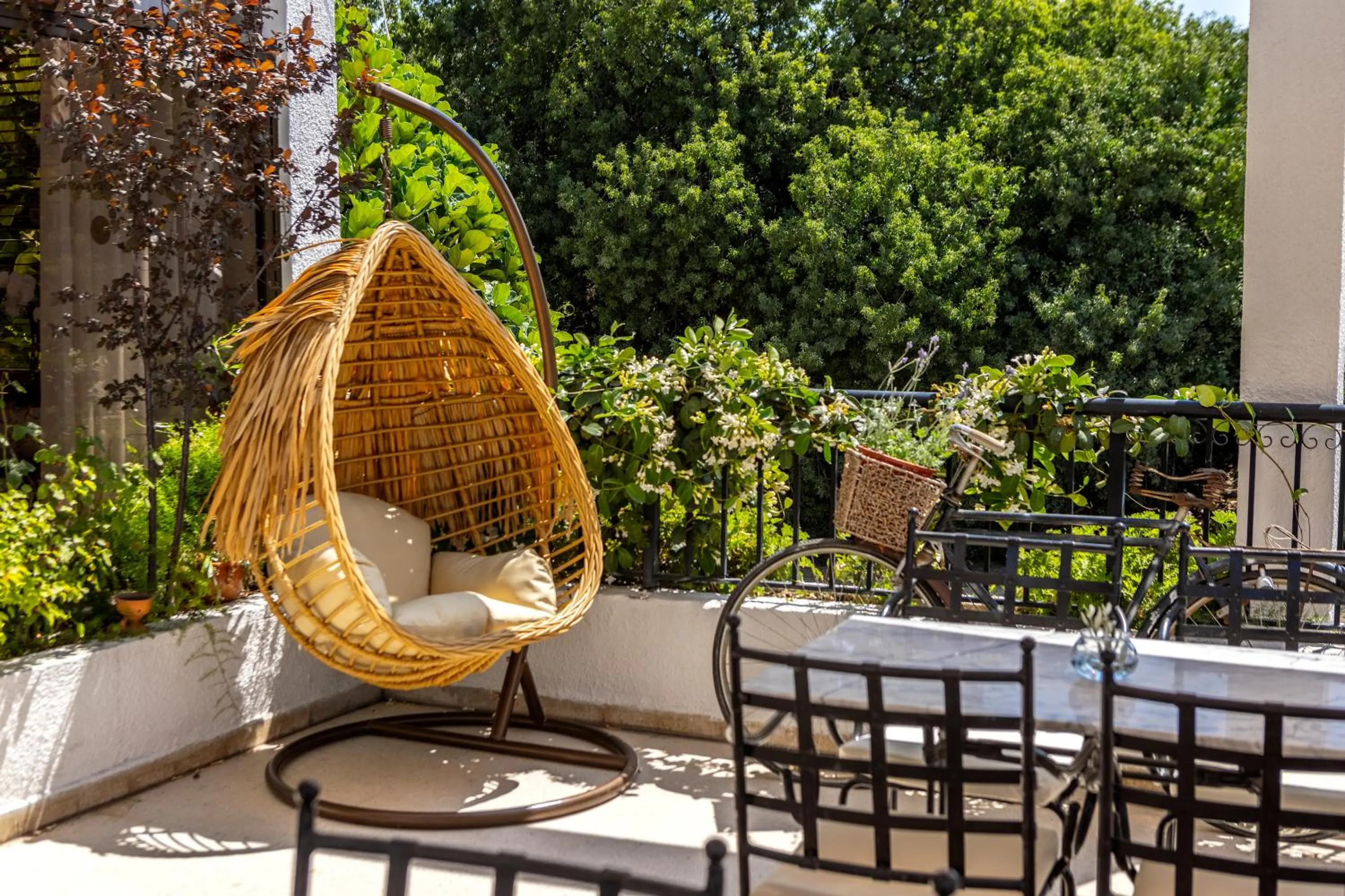 Balcony/Terrace in Stephanos Hotel Apartments