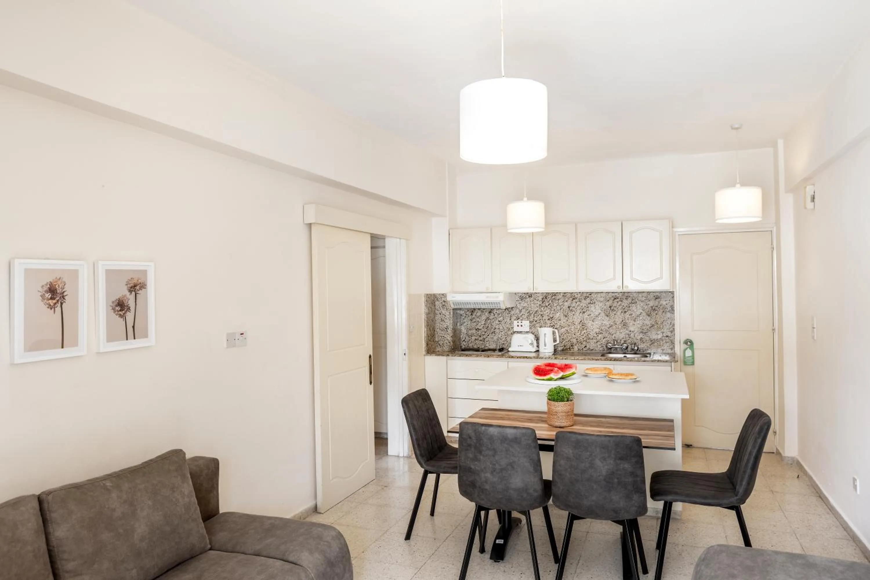 Living room in Stephanos Hotel Apartments