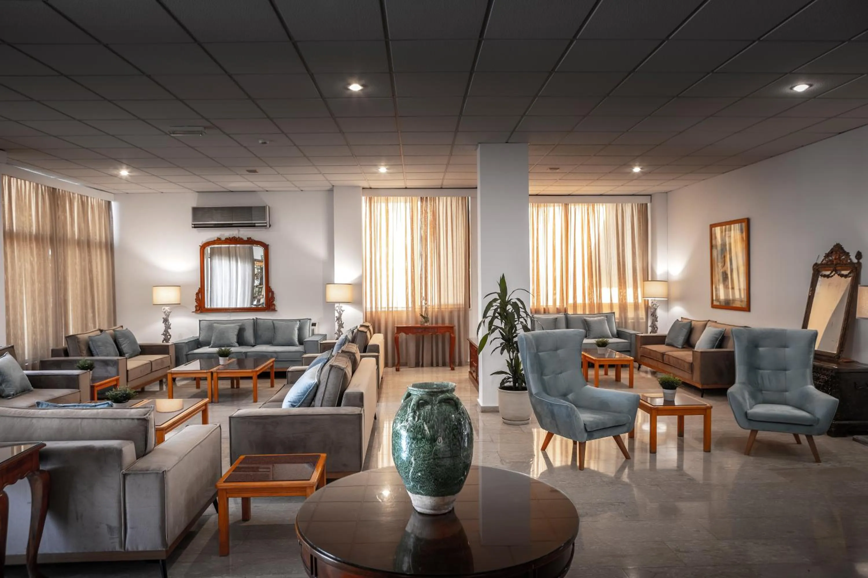 Lobby or reception in Stephanos Hotel Apartments