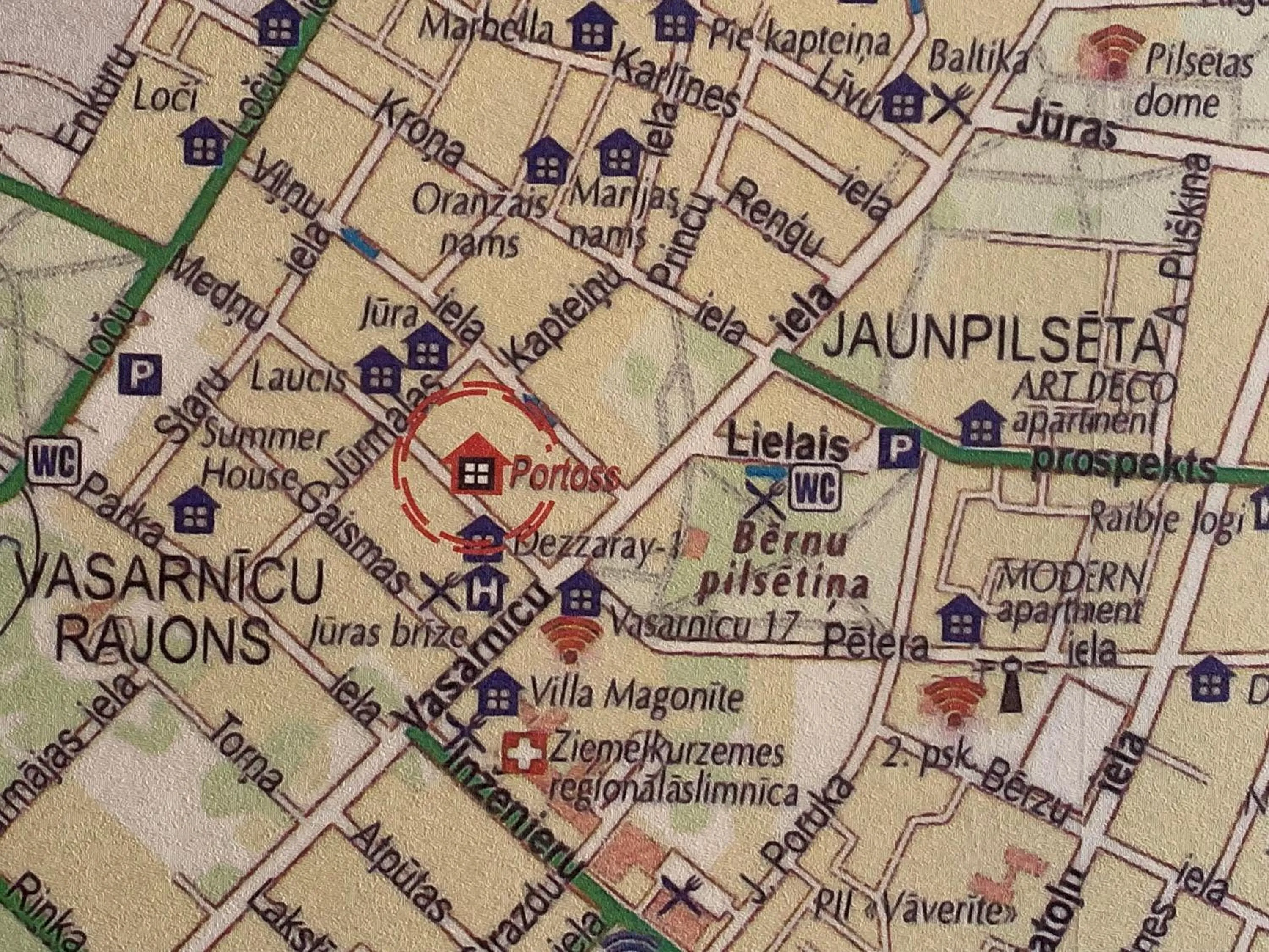 Floor plan in Portoss