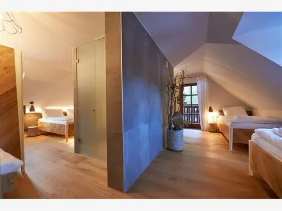 Family Room with Balcony in Hotel Plesnik Logar Valley Family Room with Balcony in Hotel Plesnik Logar Valley